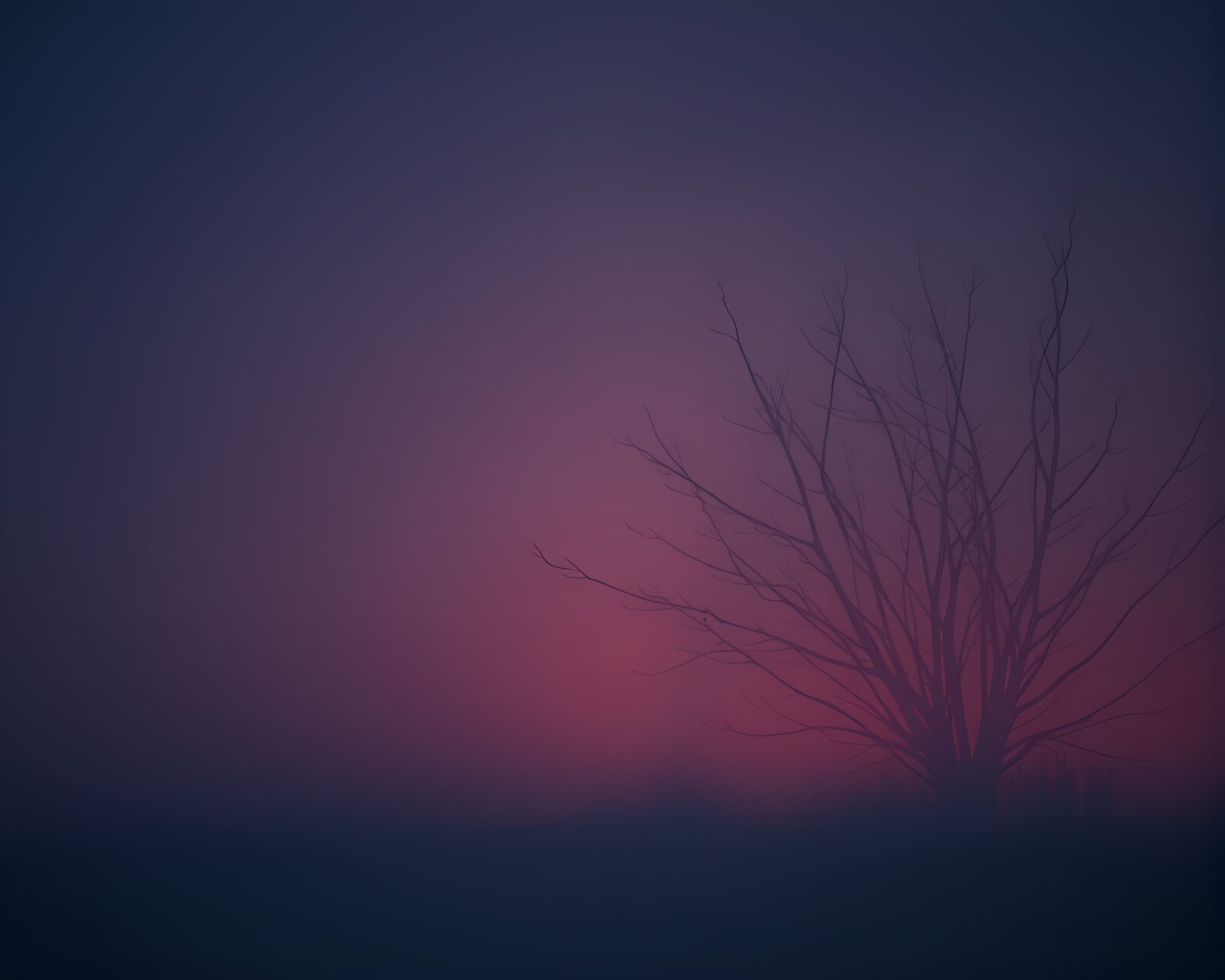 Minimalist thermal image of a fairy with rim lighting