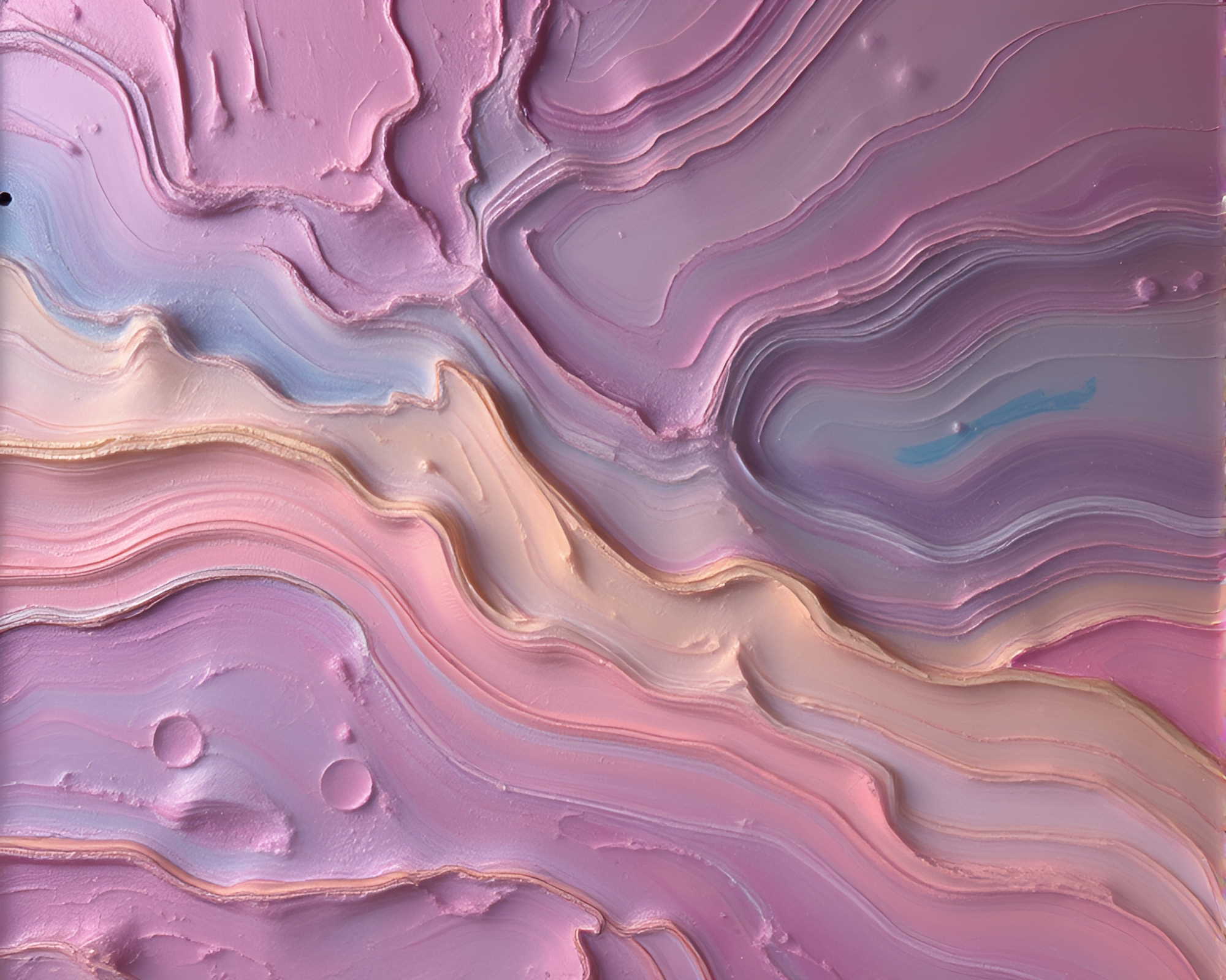 Neon Murano Glass Scene with Oil Impasto Ridges – free AI stock image