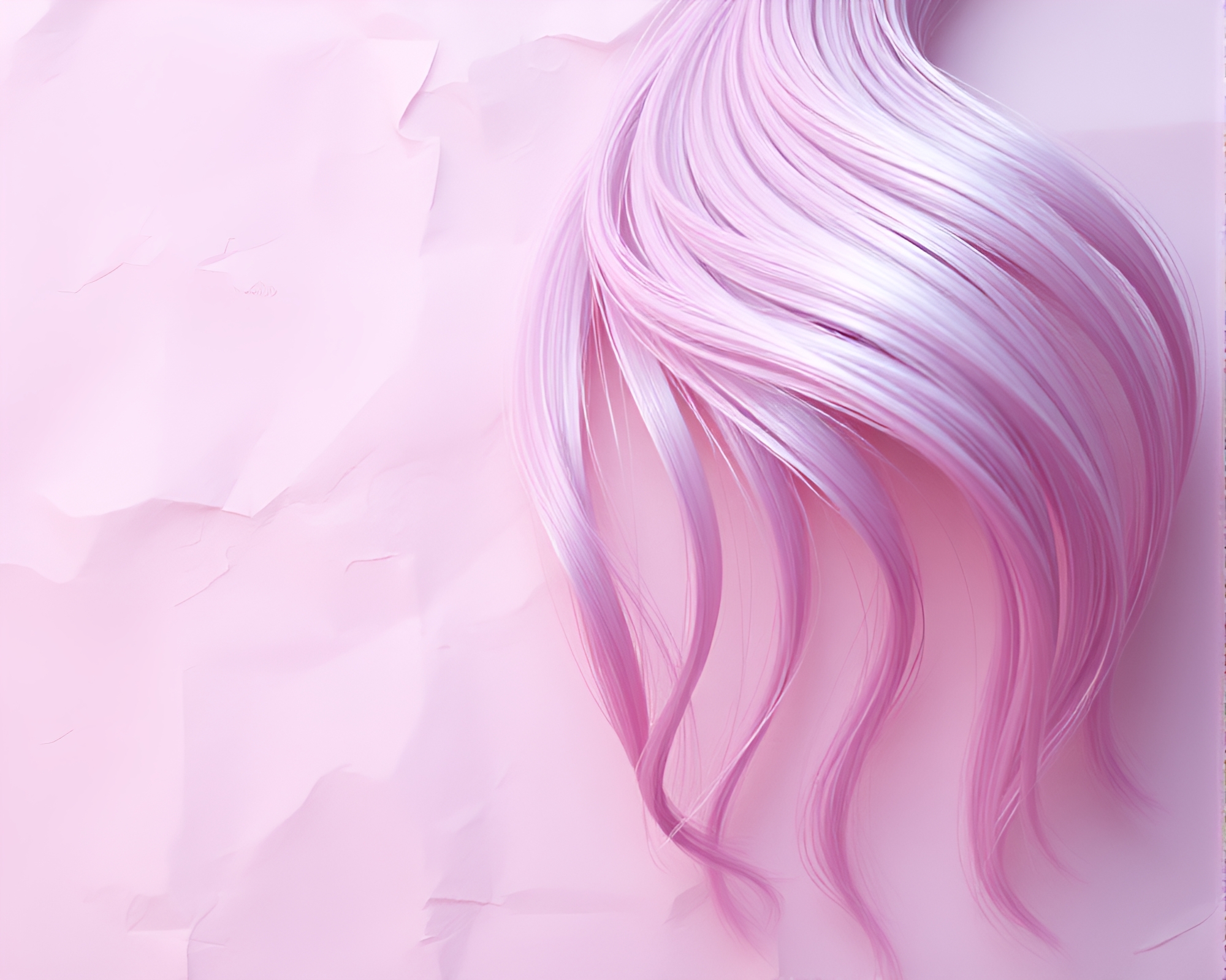 Paper Textures Parallel Universe Dreamy Hair Simulation – free AI stock image