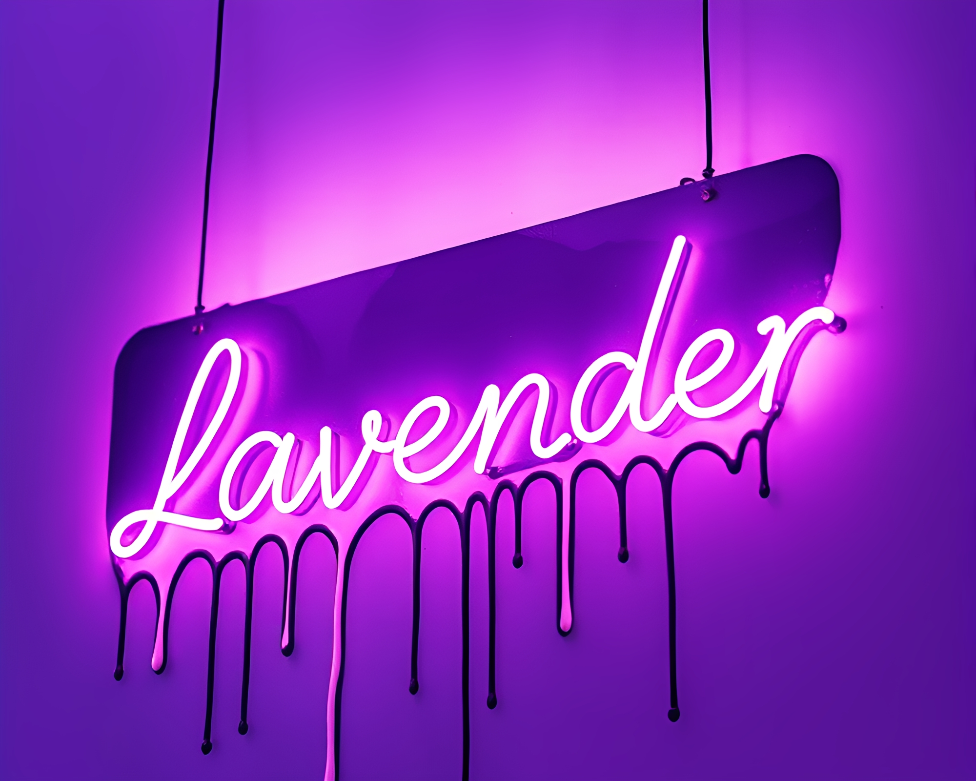 Neon Twilight: Ink Wash Stipple Sign – free AI stock image