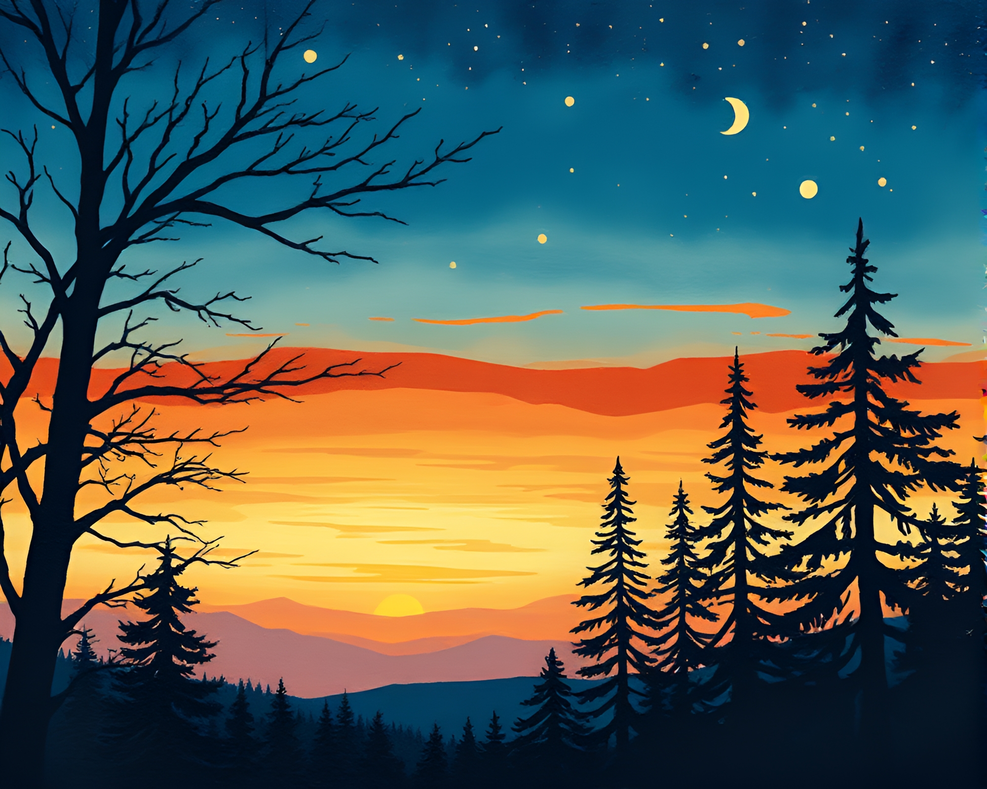 Intricate Compass Design with Foil Stamping at Dusk – free AI stock image