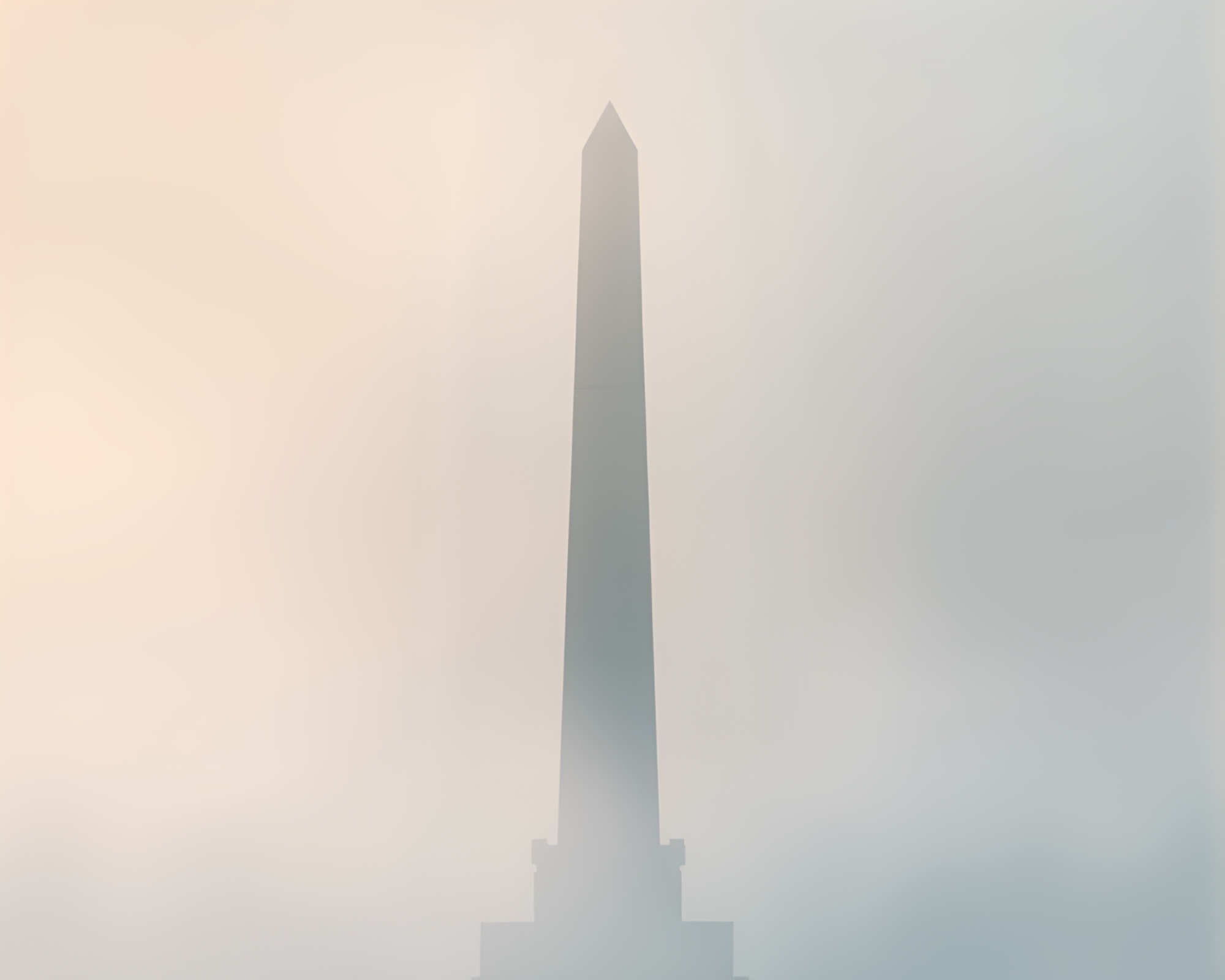 Mystical Obelisk in Foggy Cartoon World – free AI stock image