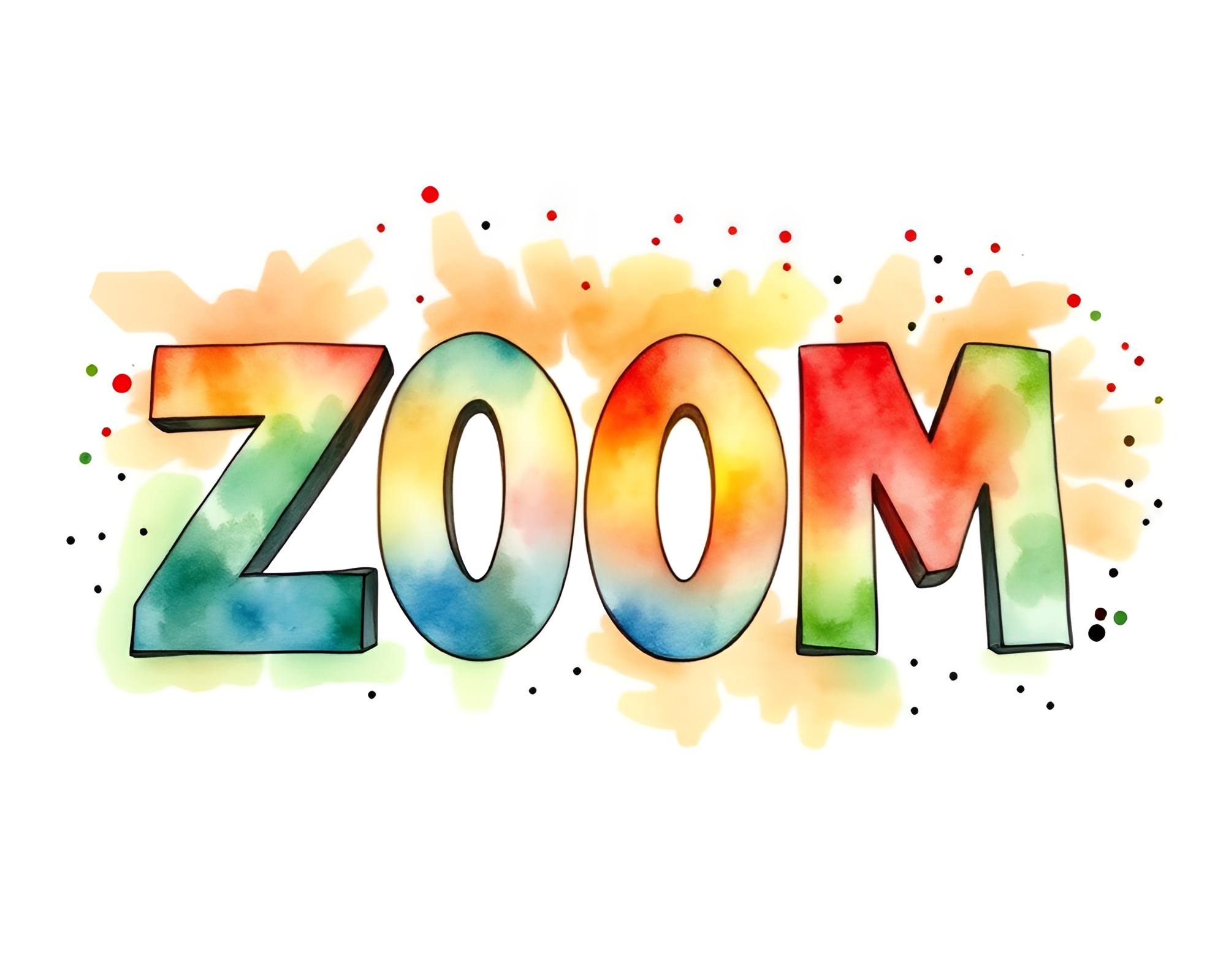 Mystical Runic Watercolor Zoom Burst – free AI stock image