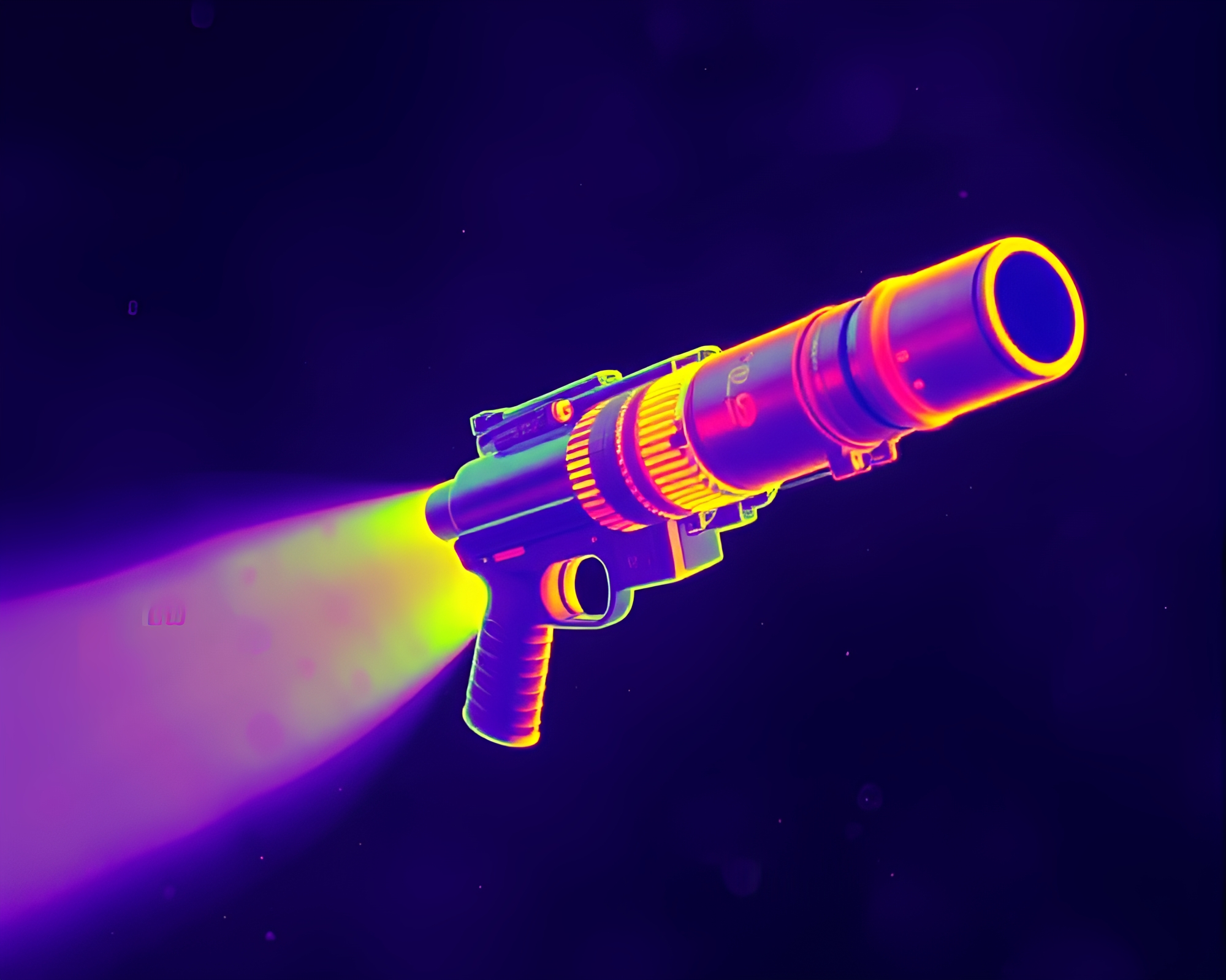 Jetpack Minimalist Thermal Imaging Grain Overlay Concept – free AI stock image