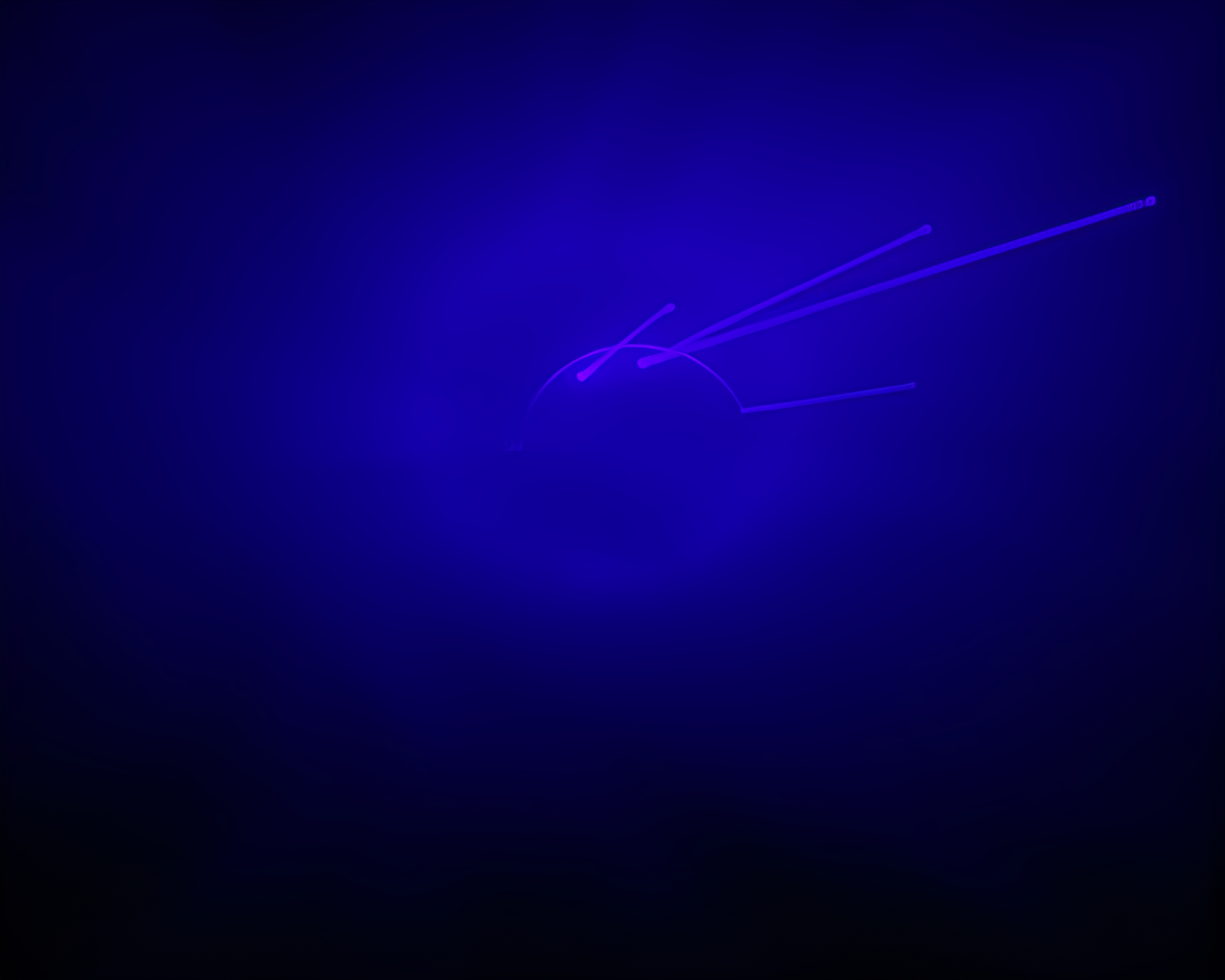 Neon Twilight: Underwater Dome with Motion Blur Streaks – free AI stock image