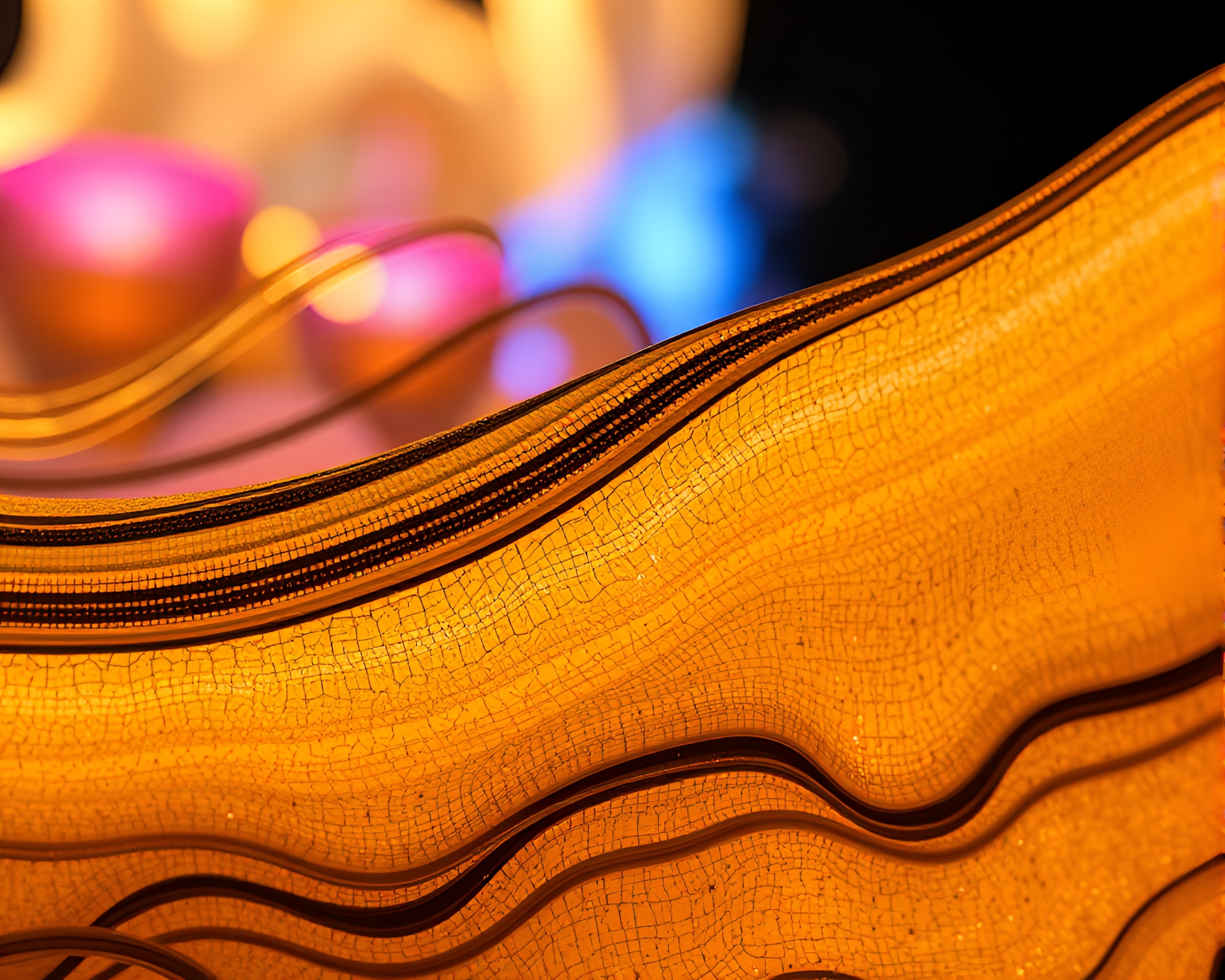 Enchanting Macro Sand Swirls Performing in Opera Light – free AI stock image