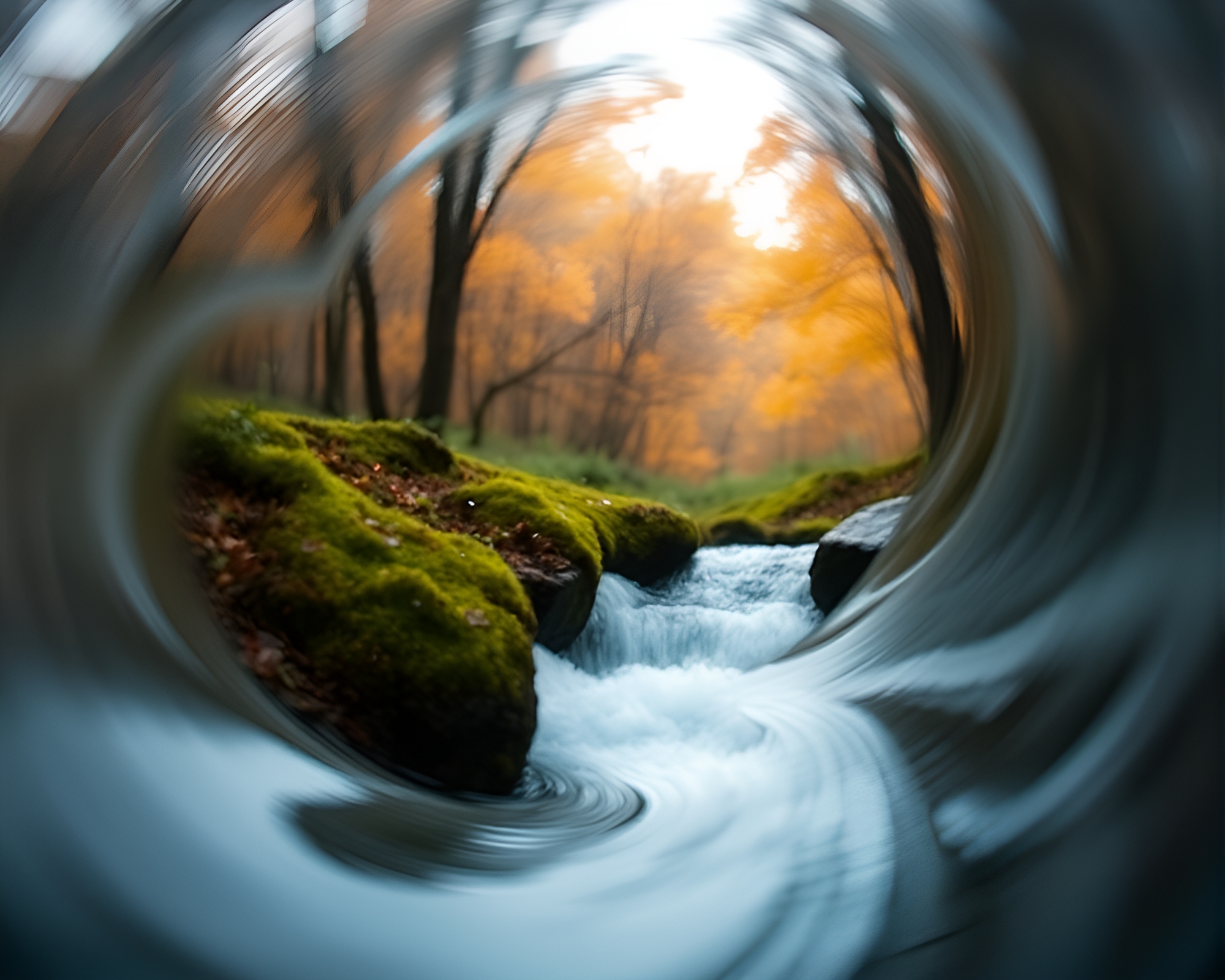 Enchanting Apple Cider Vortex Miniature – free AI stock image