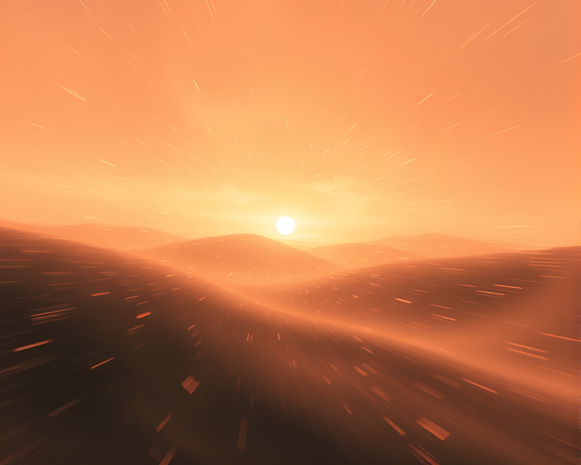 Time Dilation Field: Digital Painting of Off-White Warmth – free AI stock image