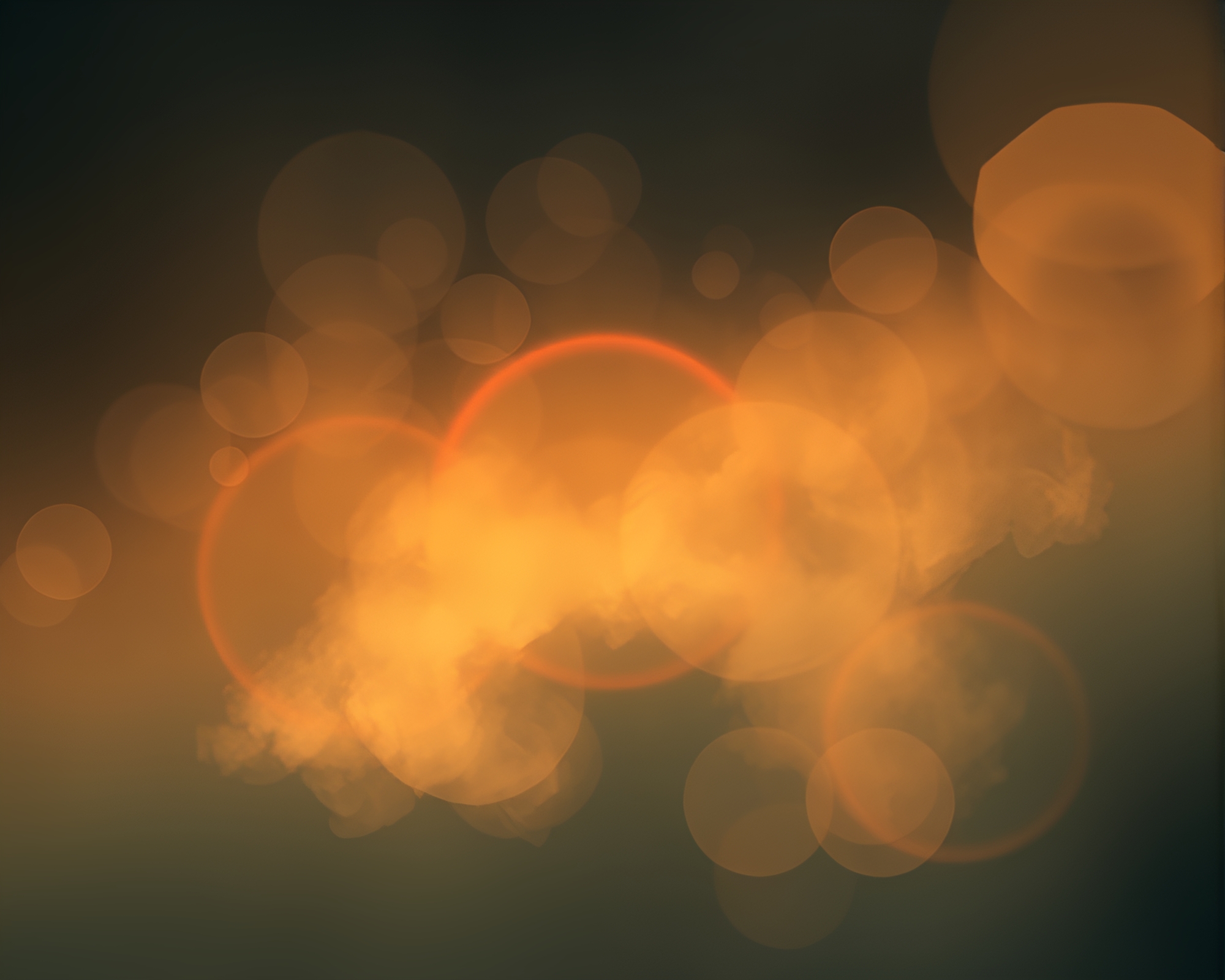 Ethereal Oil Painting of Mystical Smoke Rings in Twilight – free AI stock image
