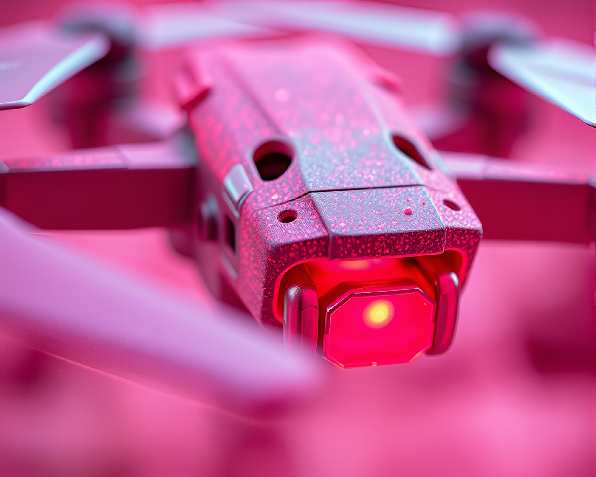 Infrared Drone Captures Macro Jewel Tone Flight – free AI stock image