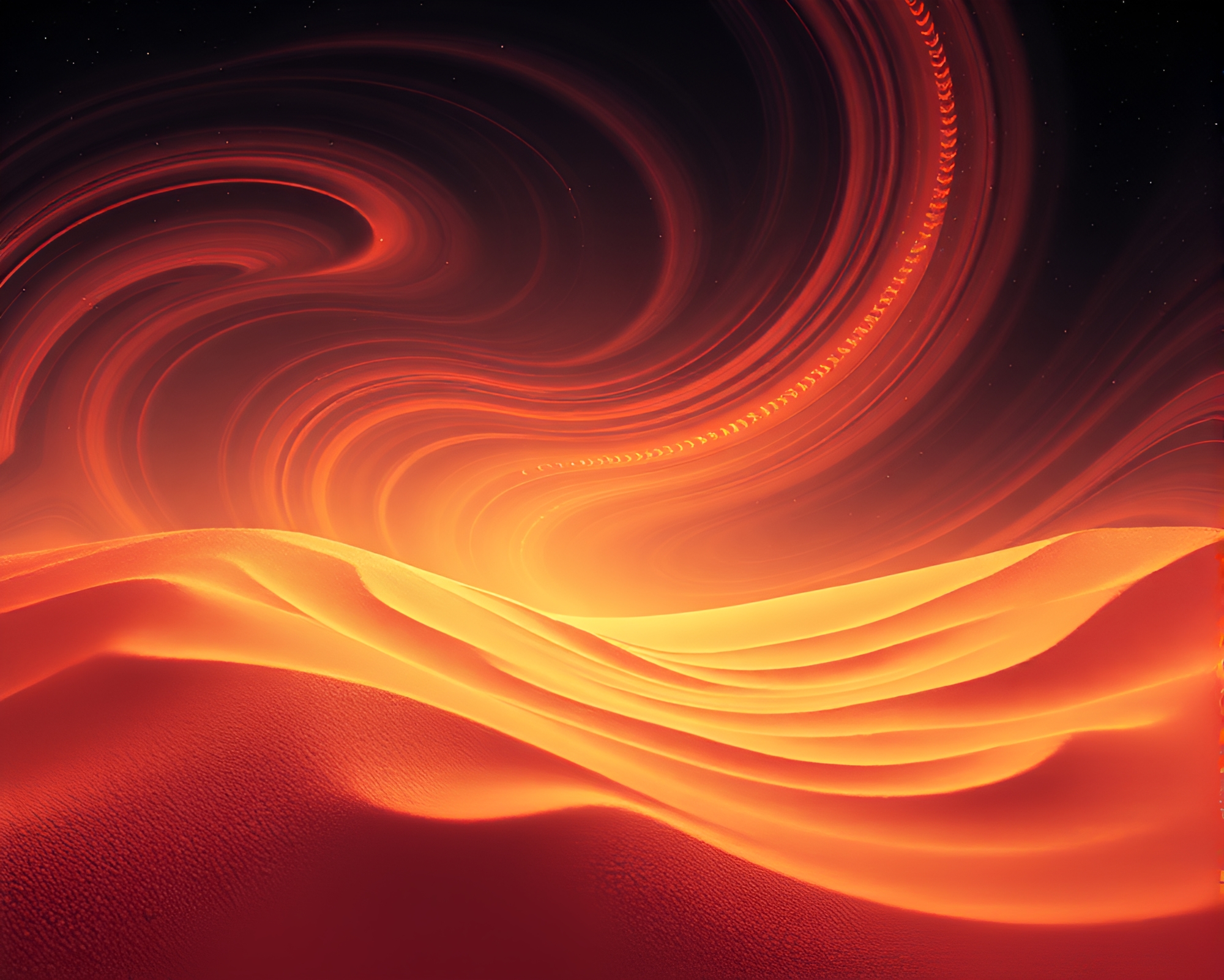 Digital Glitch Sand Swirl Pop Art Opera House – free AI stock image