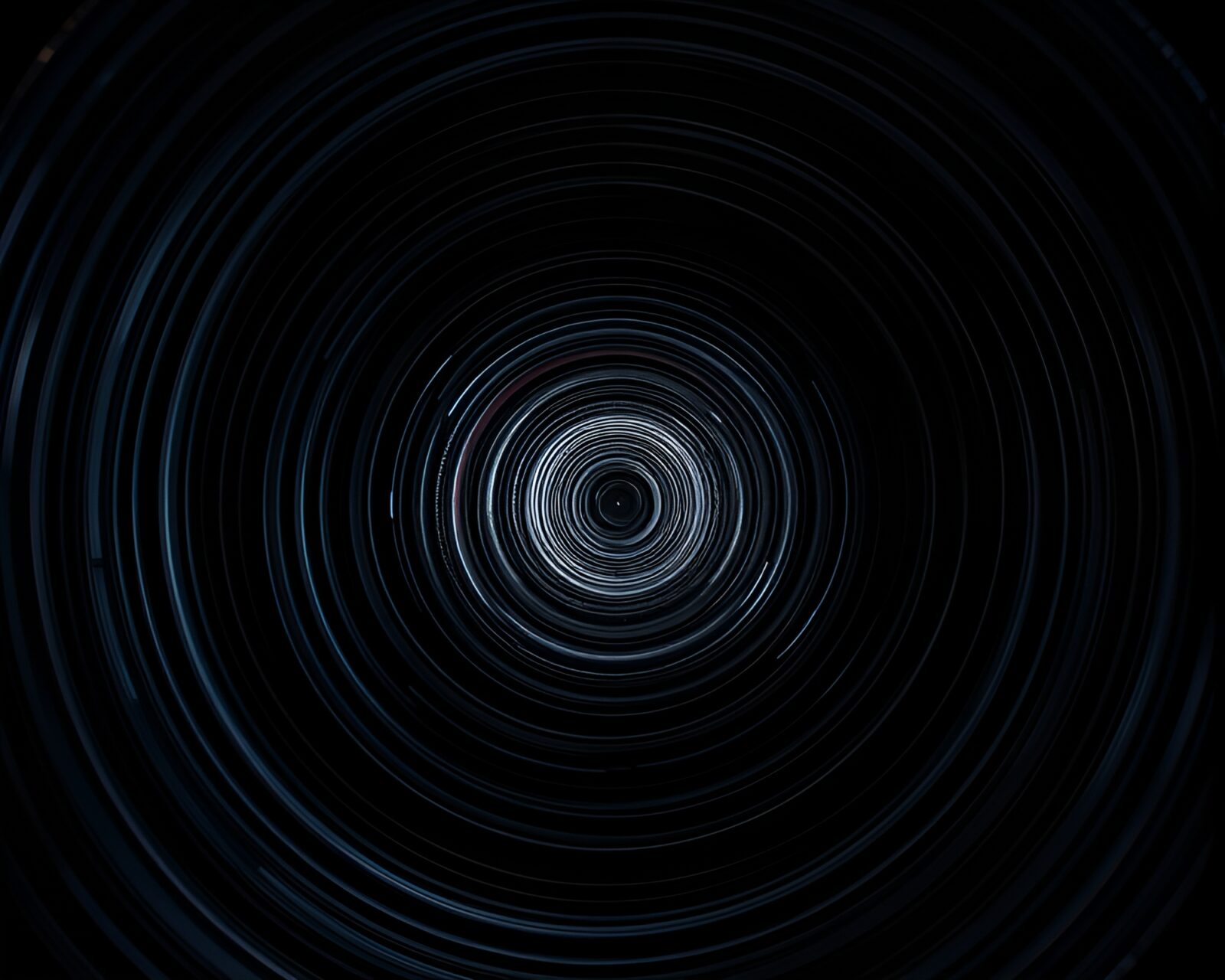 Vibrant HDR op art design with concentric circles