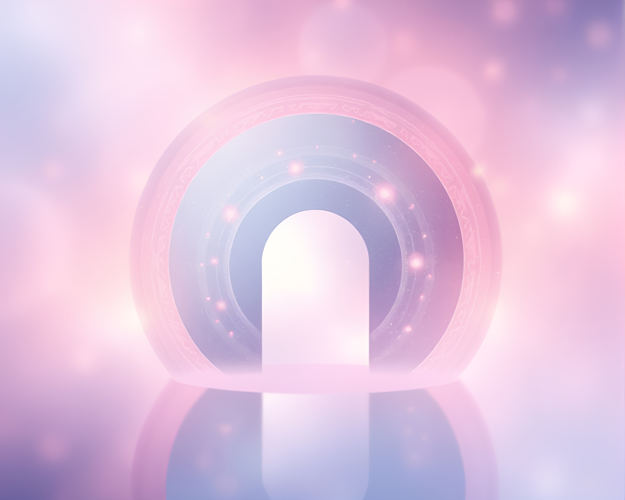 Pastel Multiverse Portal: Soft Focus Procedural Texture – free AI stock image