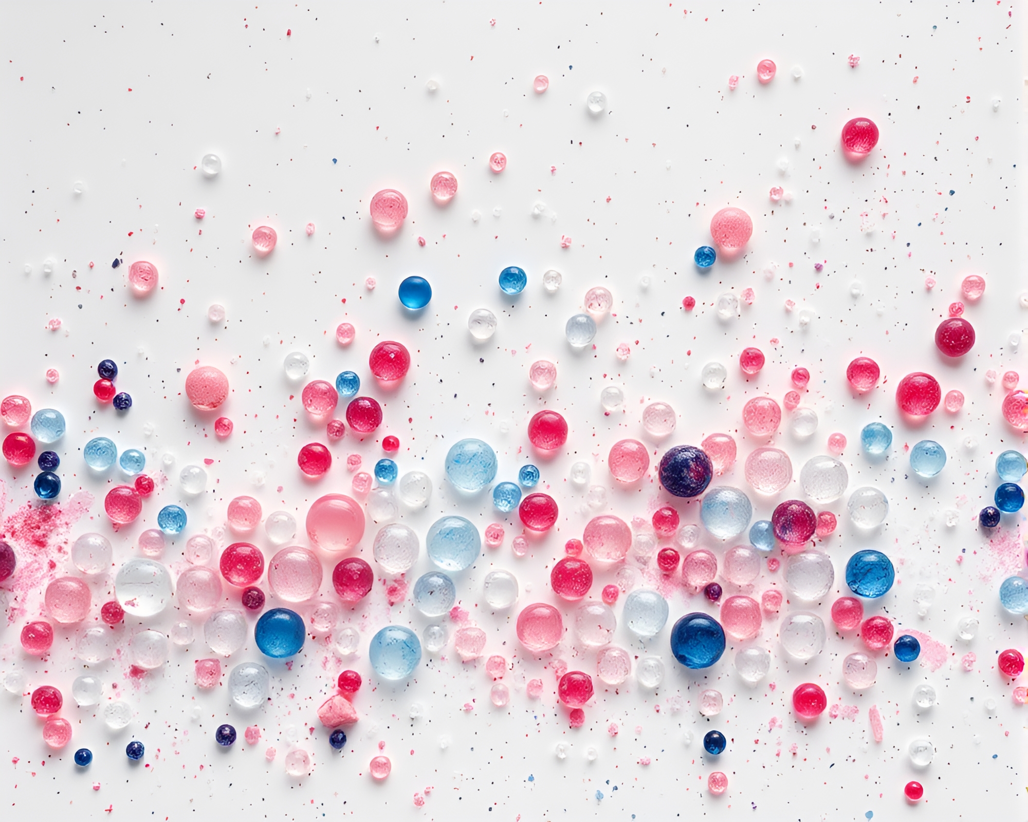 Dazzling Coral Reef under Paint Splatter Light – free AI stock image