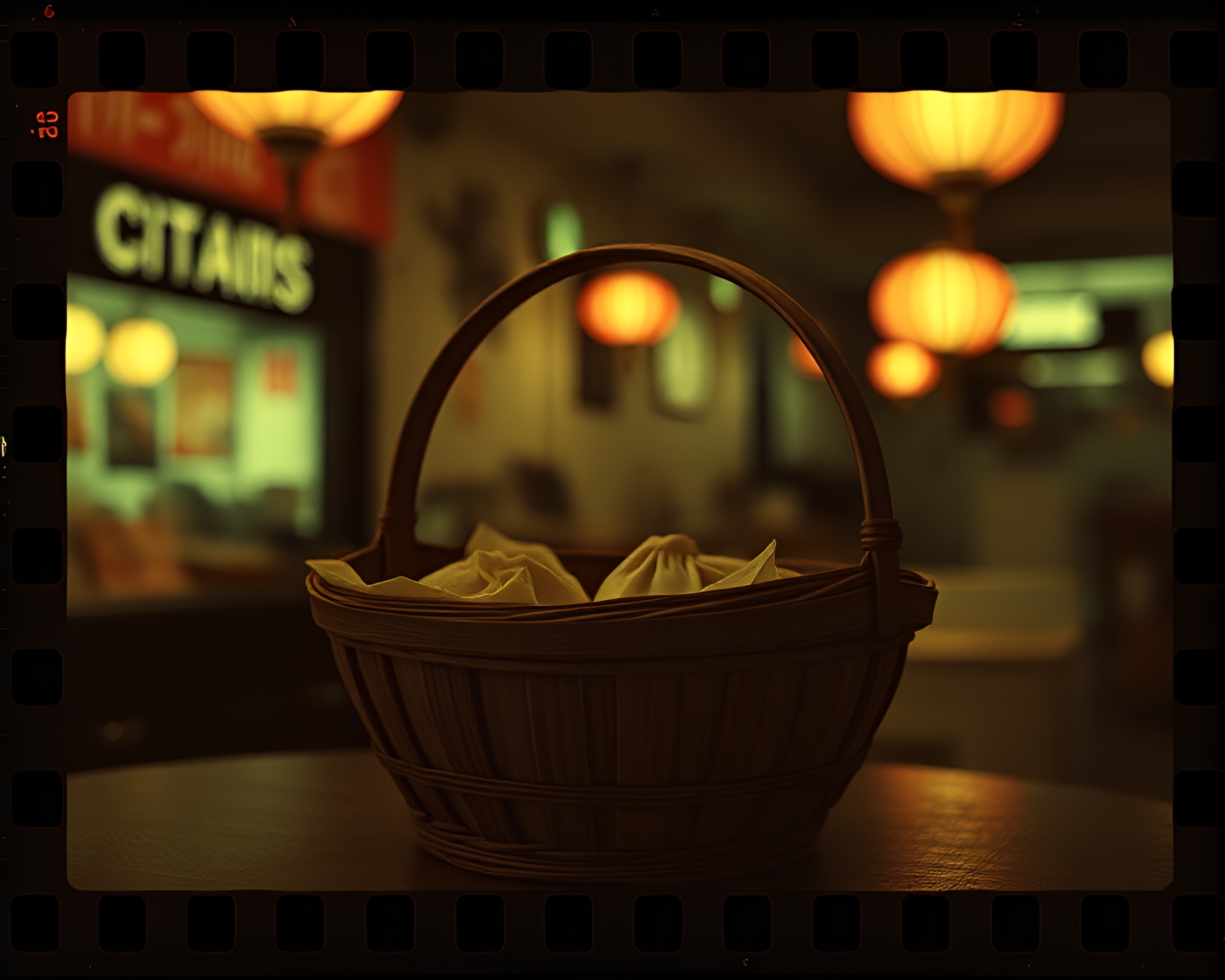 Sprocket Dim Sum Delight in Thermal Drab – free AI stock image