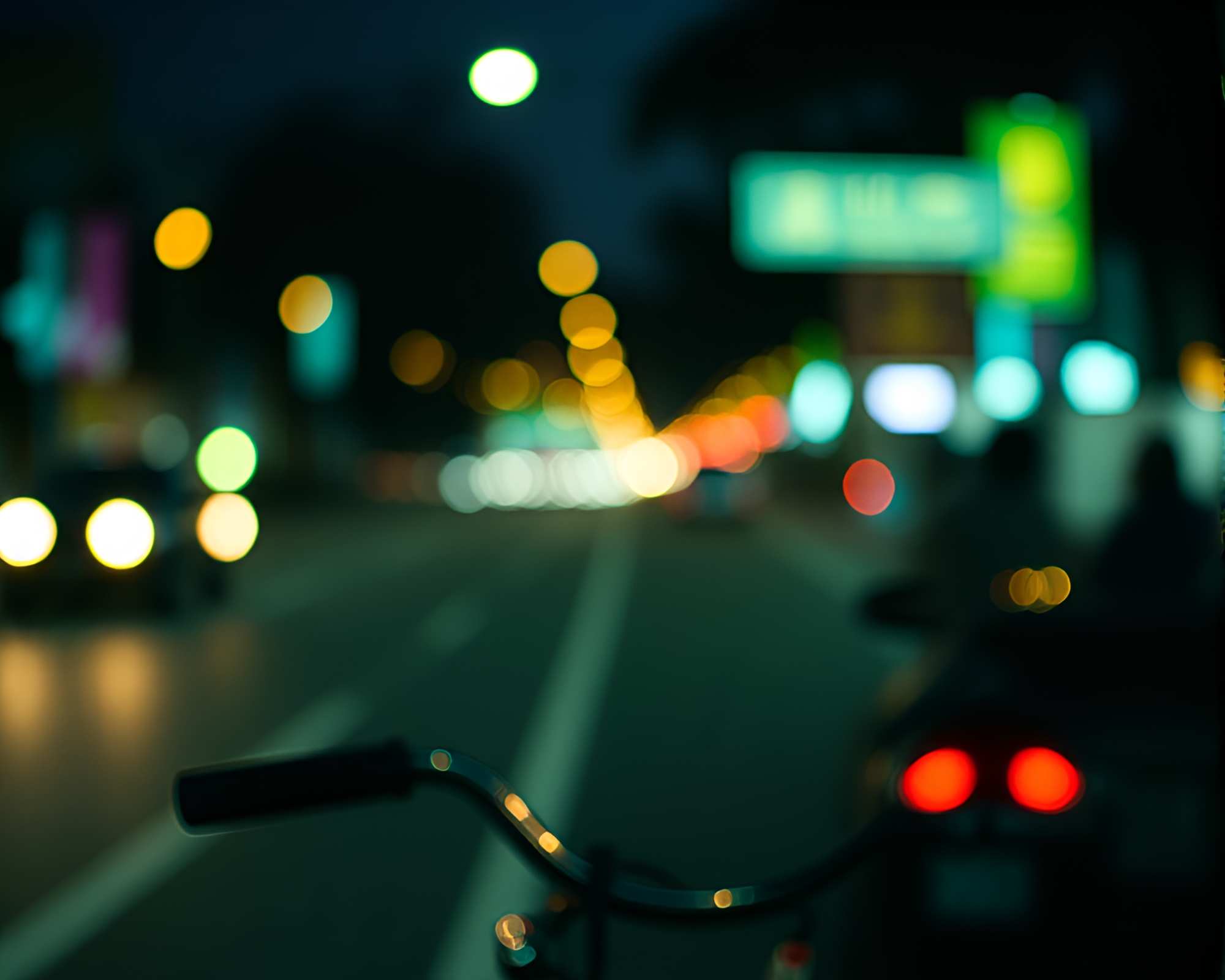 Teal Serenity: Rickshaw Ride Through Scan Line Streets – free AI stock image