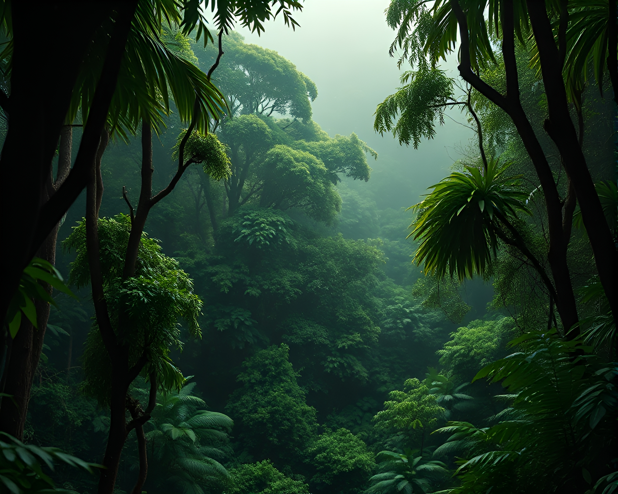 Pocket Sundial in Enchanted Rainforest Setting – free AI stock image