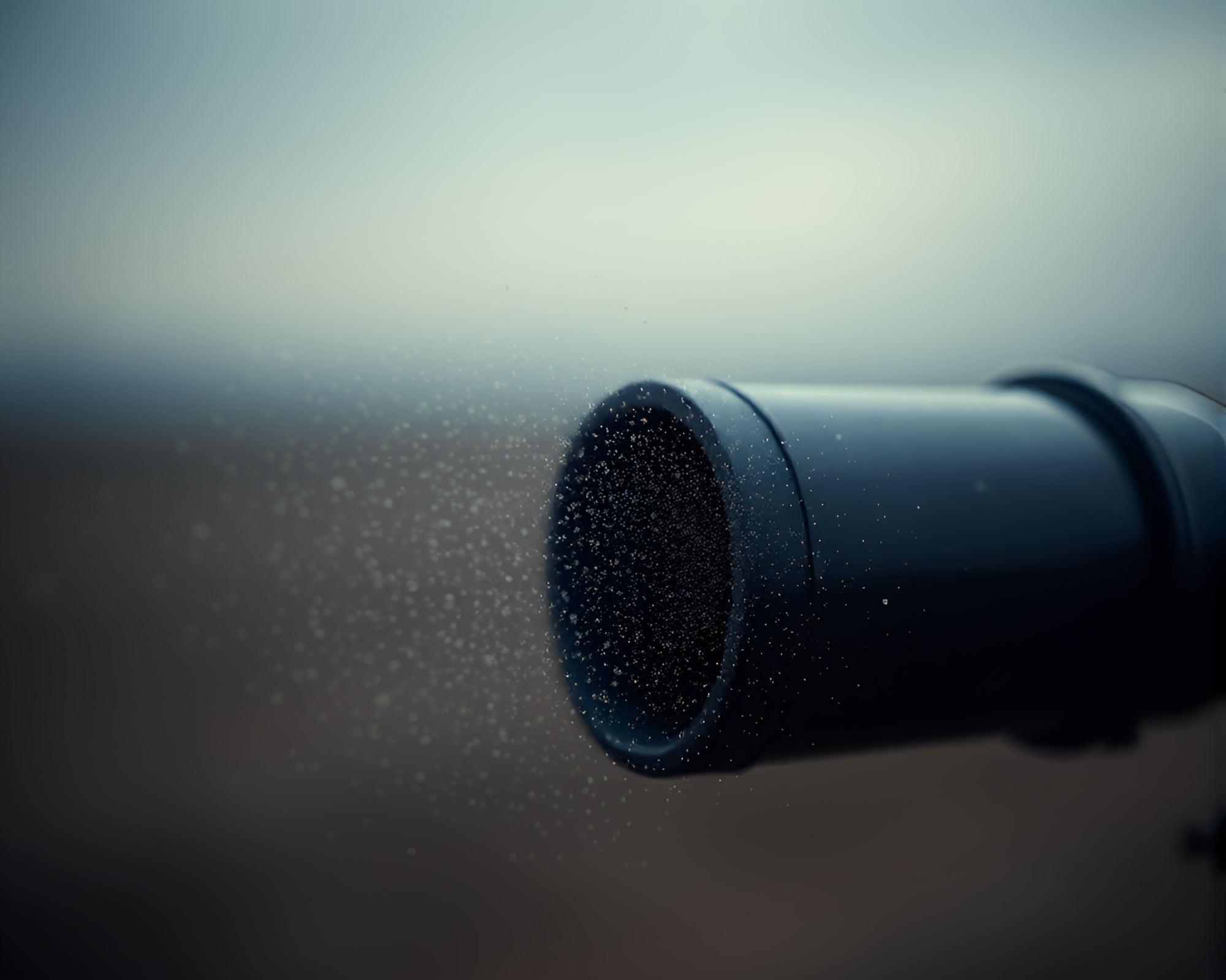 Vintage Telescope Dust Particles Earth Tone Gradient – free AI stock image