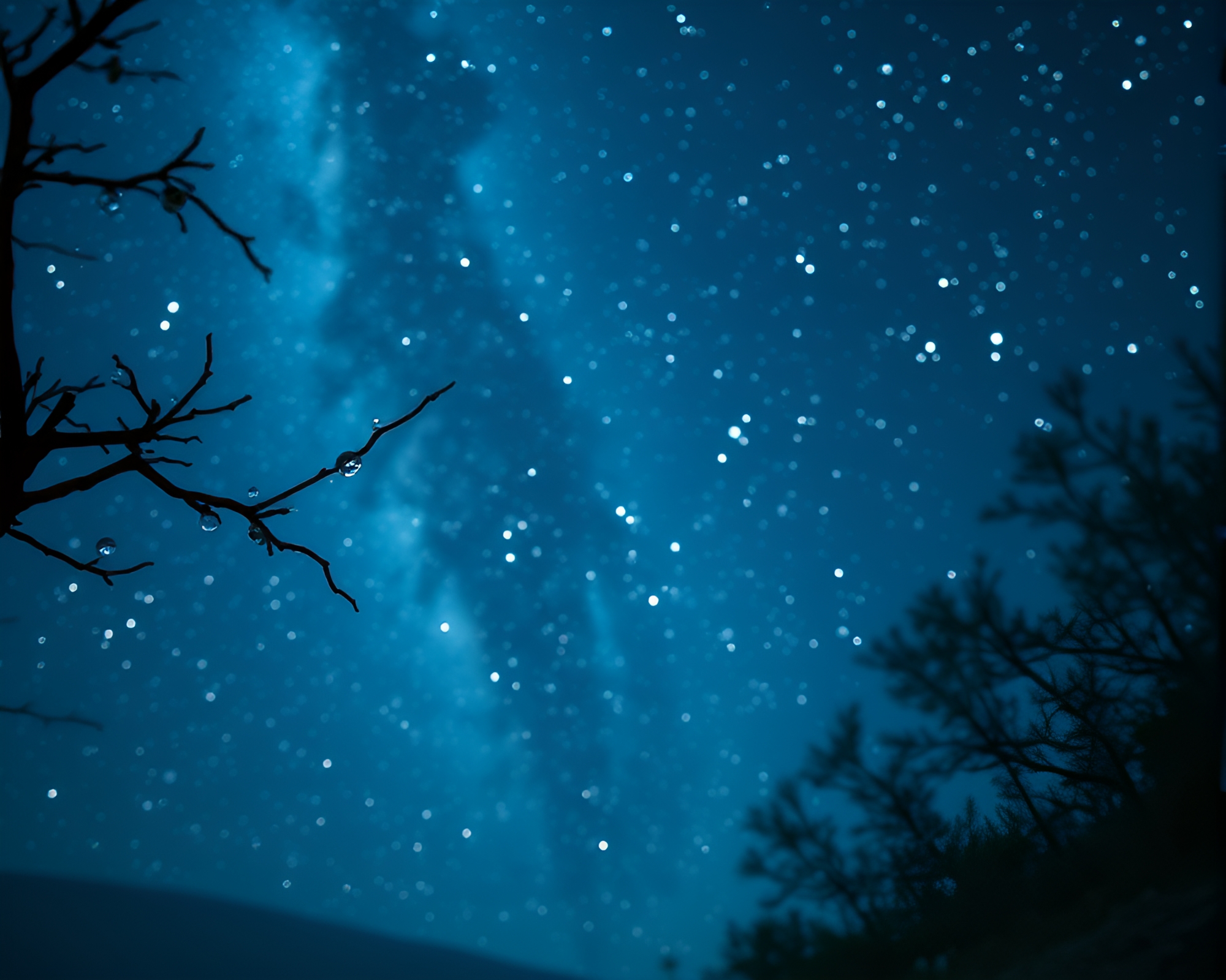 Celestial Esoteric Sigil: Dew Drops in Stop-Motion Animation – free AI stock image