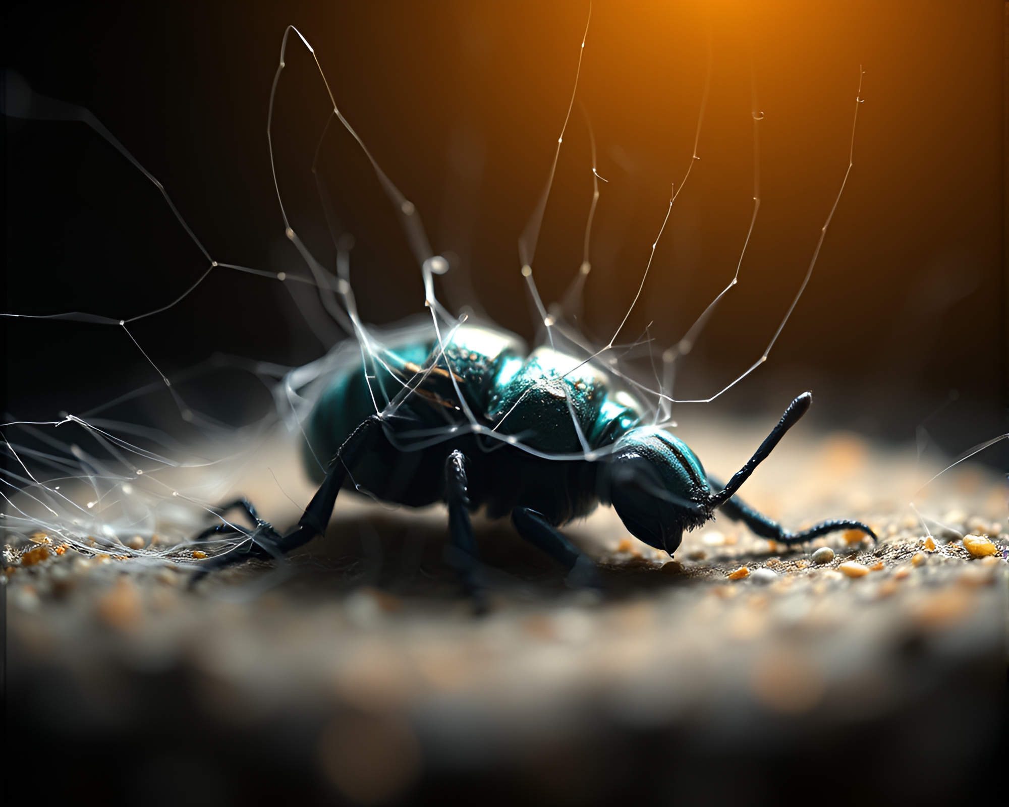 Futuristic Quantum Computer Hatching Composition – free AI stock image