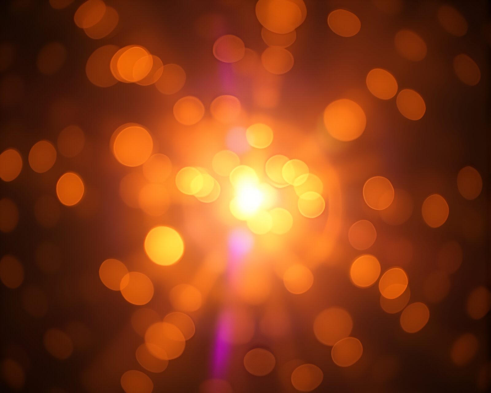 Abstract fractal design highlighted by golden hour sunlight rays