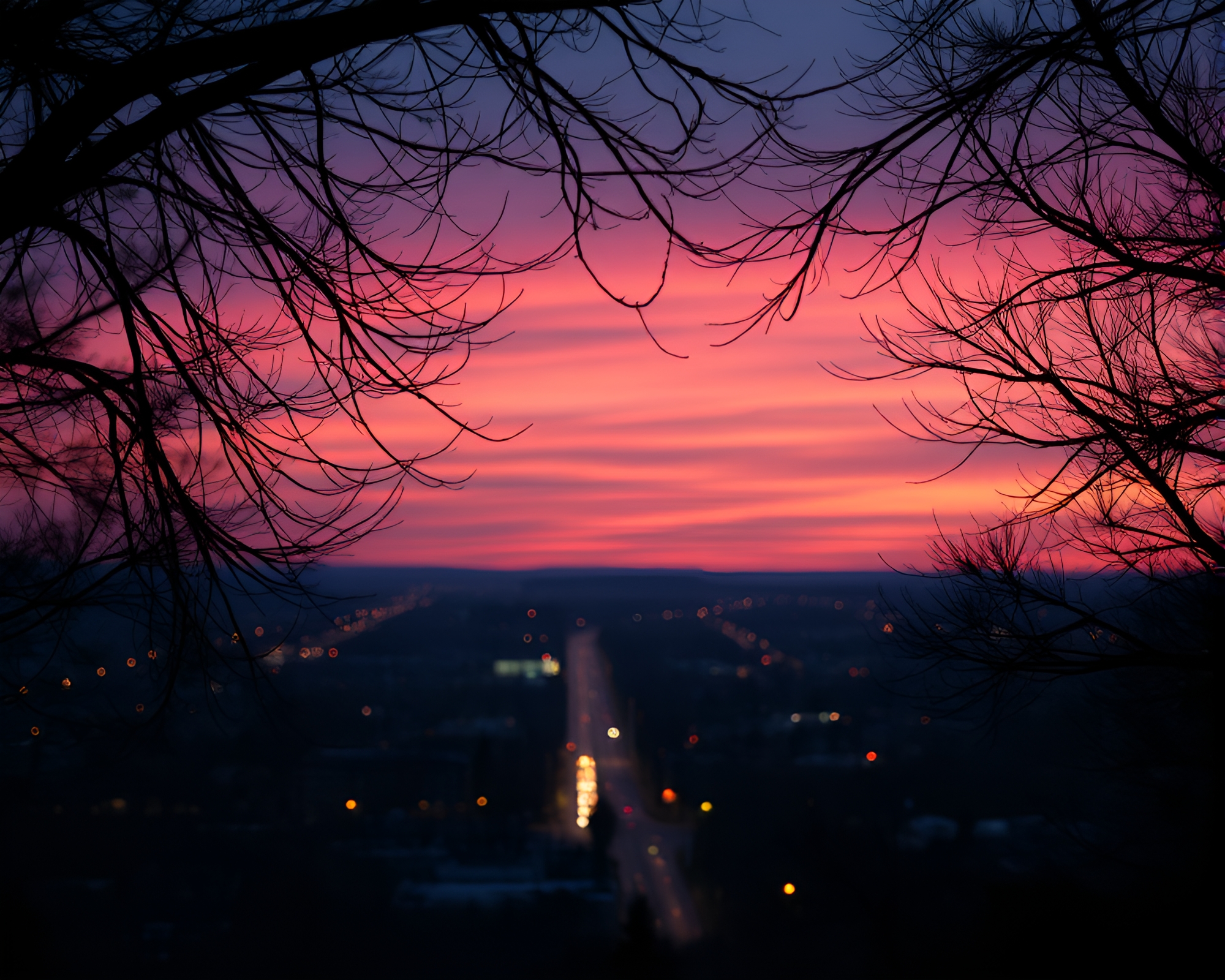 Augmented Reality Dusk Twilight Tenebrism Tight Crop Concept – free AI stock image