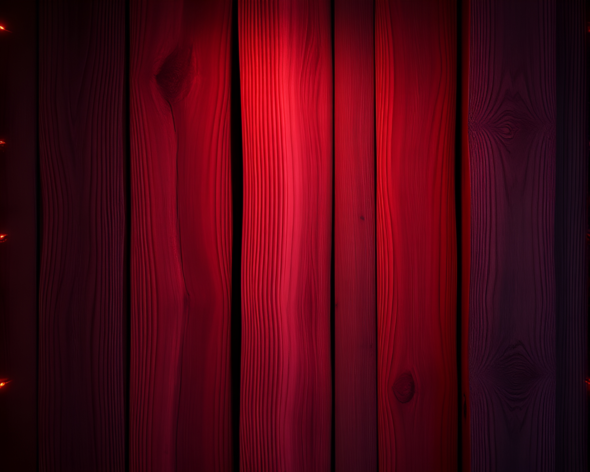 Mesmerizing Holographic Wood Grains Illuminated in Neon Torchlight – free AI stock image