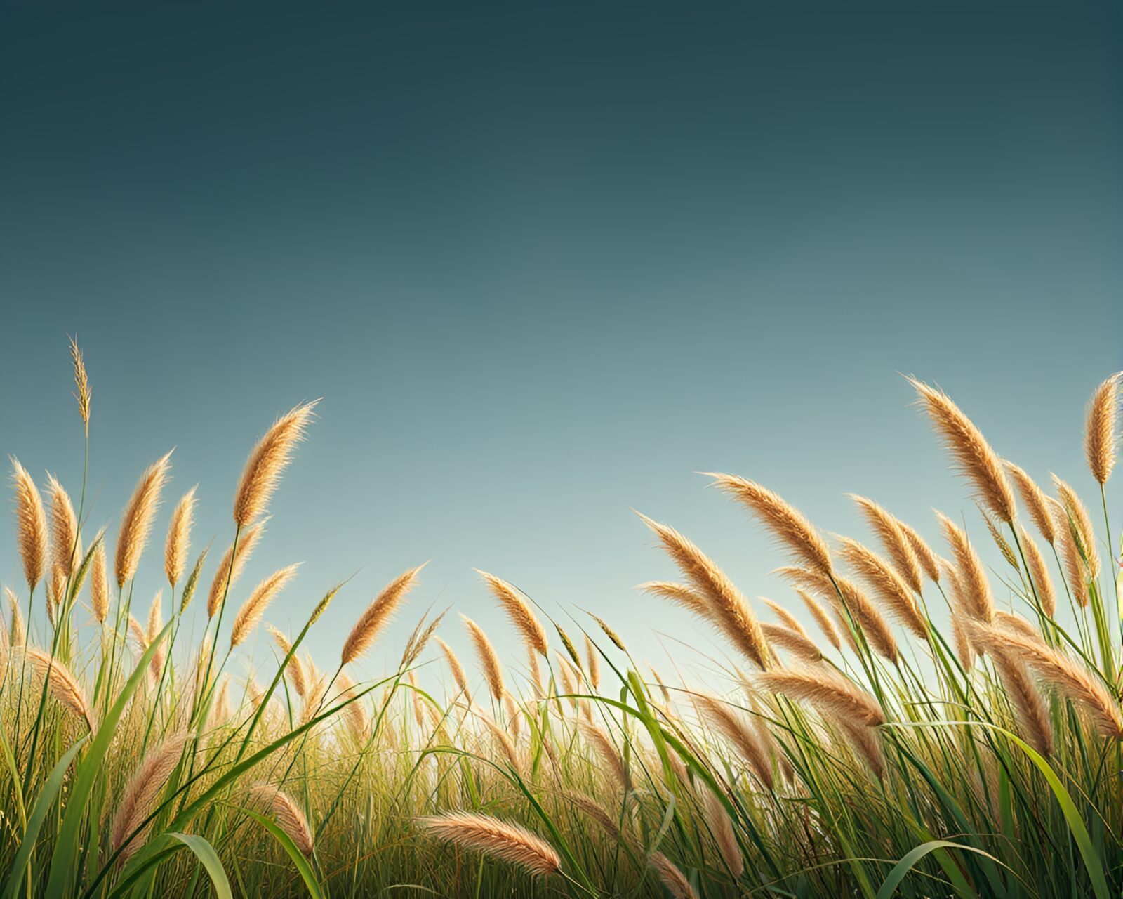 Jewel-toned Dutch angle wireframe rendering of a savannah grassland