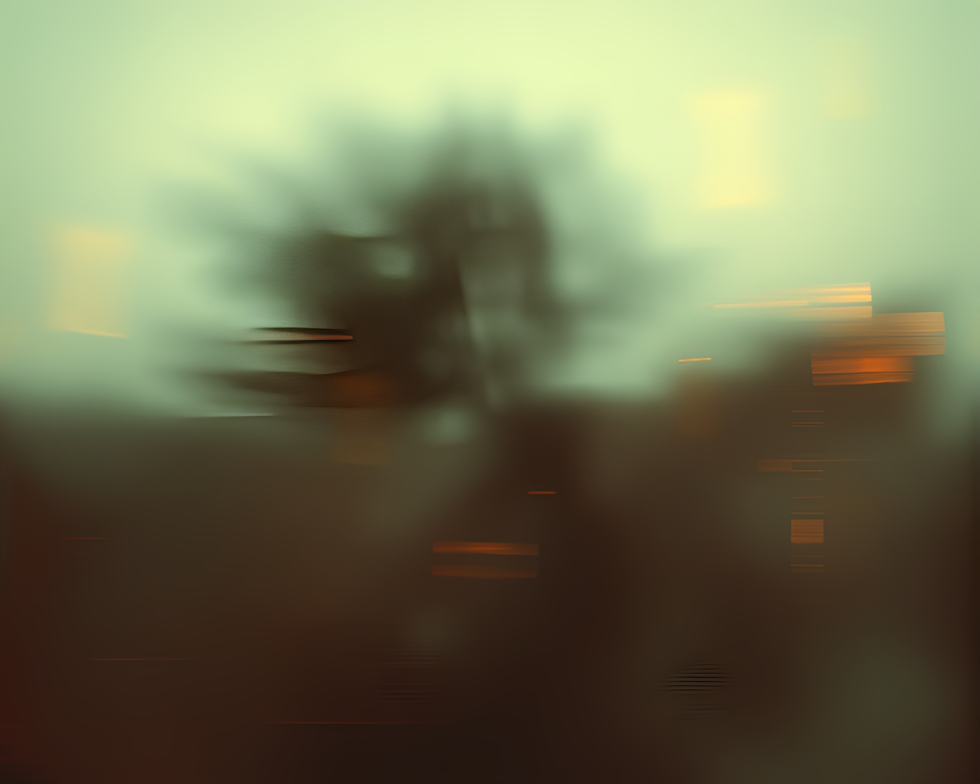Glitched Double Exposure: Abstract Shadows – free AI stock image