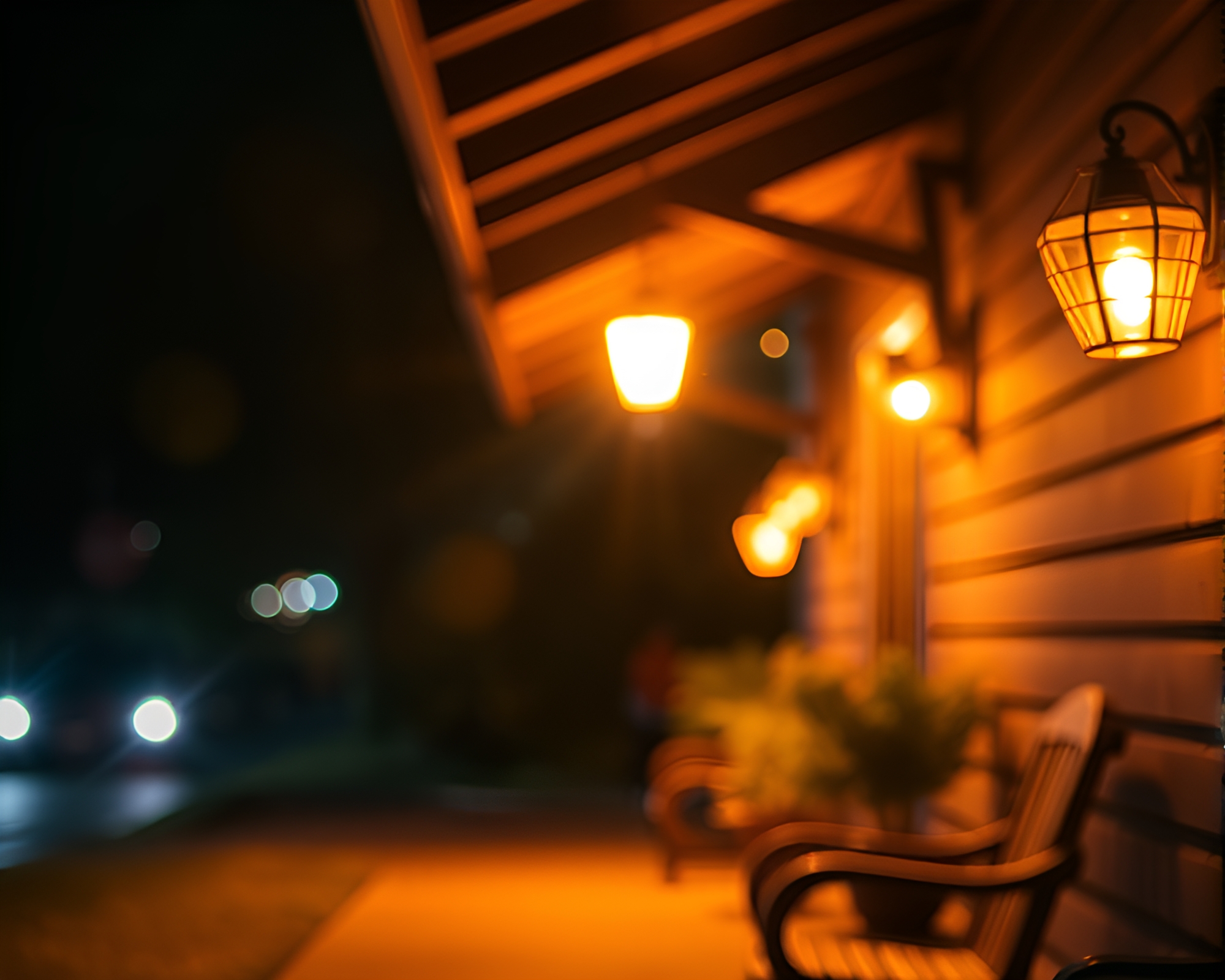Android Ink Dreams: Porchlight Serenade – free AI stock image