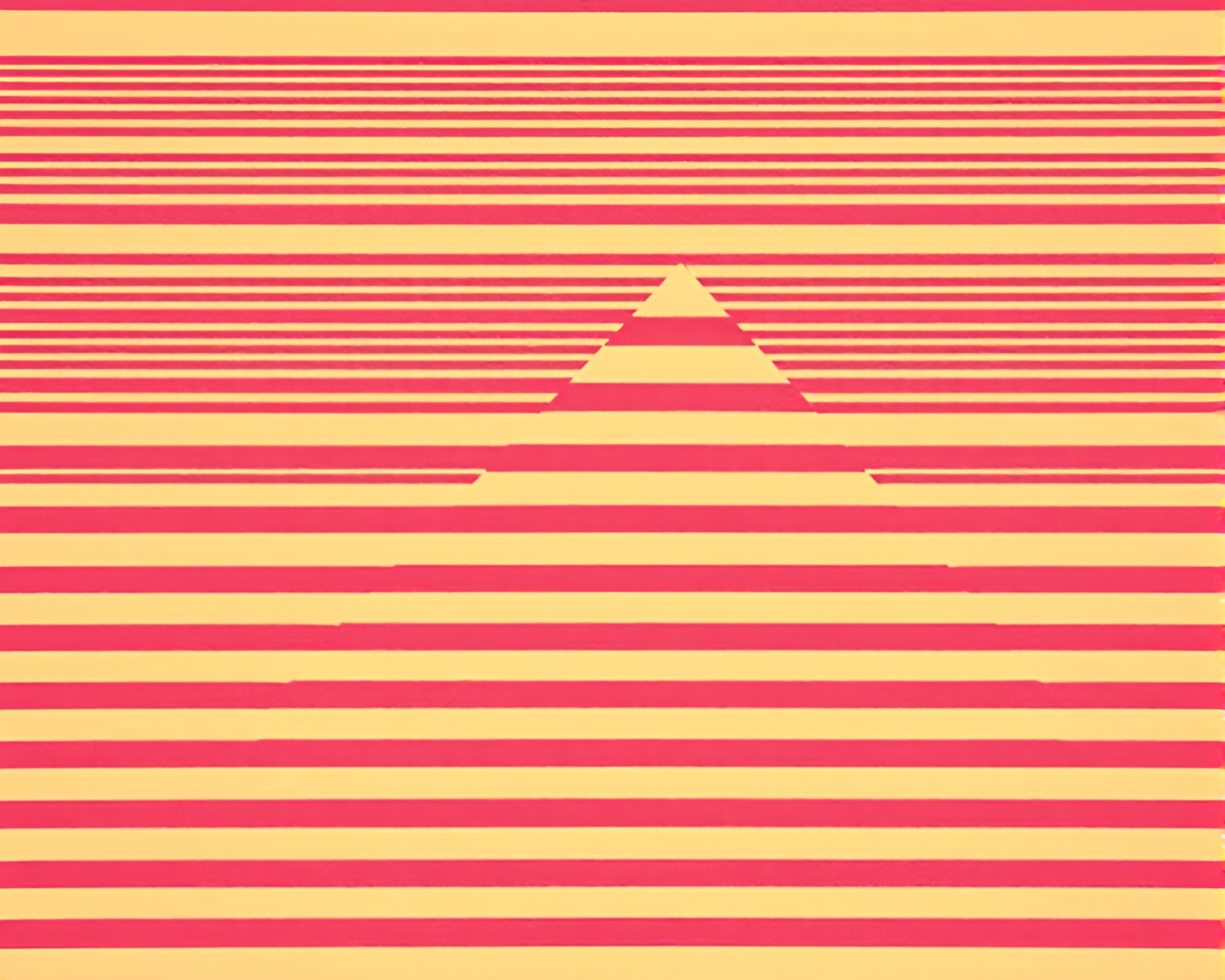 Sepia Tone Pyramid in Striped Pattern – free AI stock image