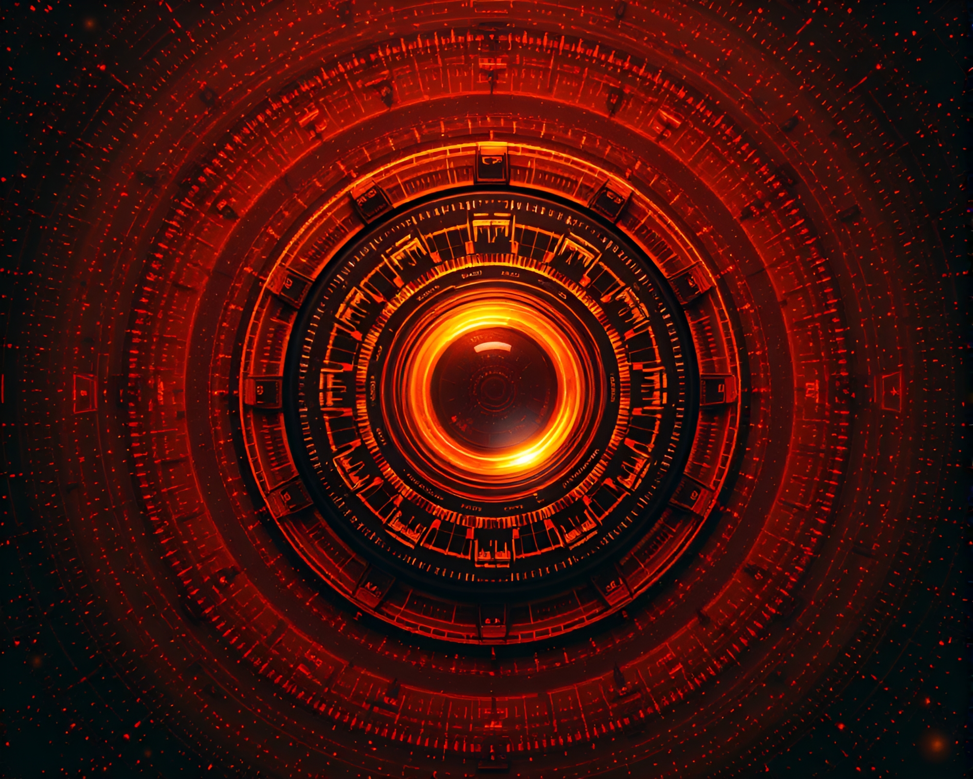Bird’s Eye View of Quantum Computer – free AI stock image