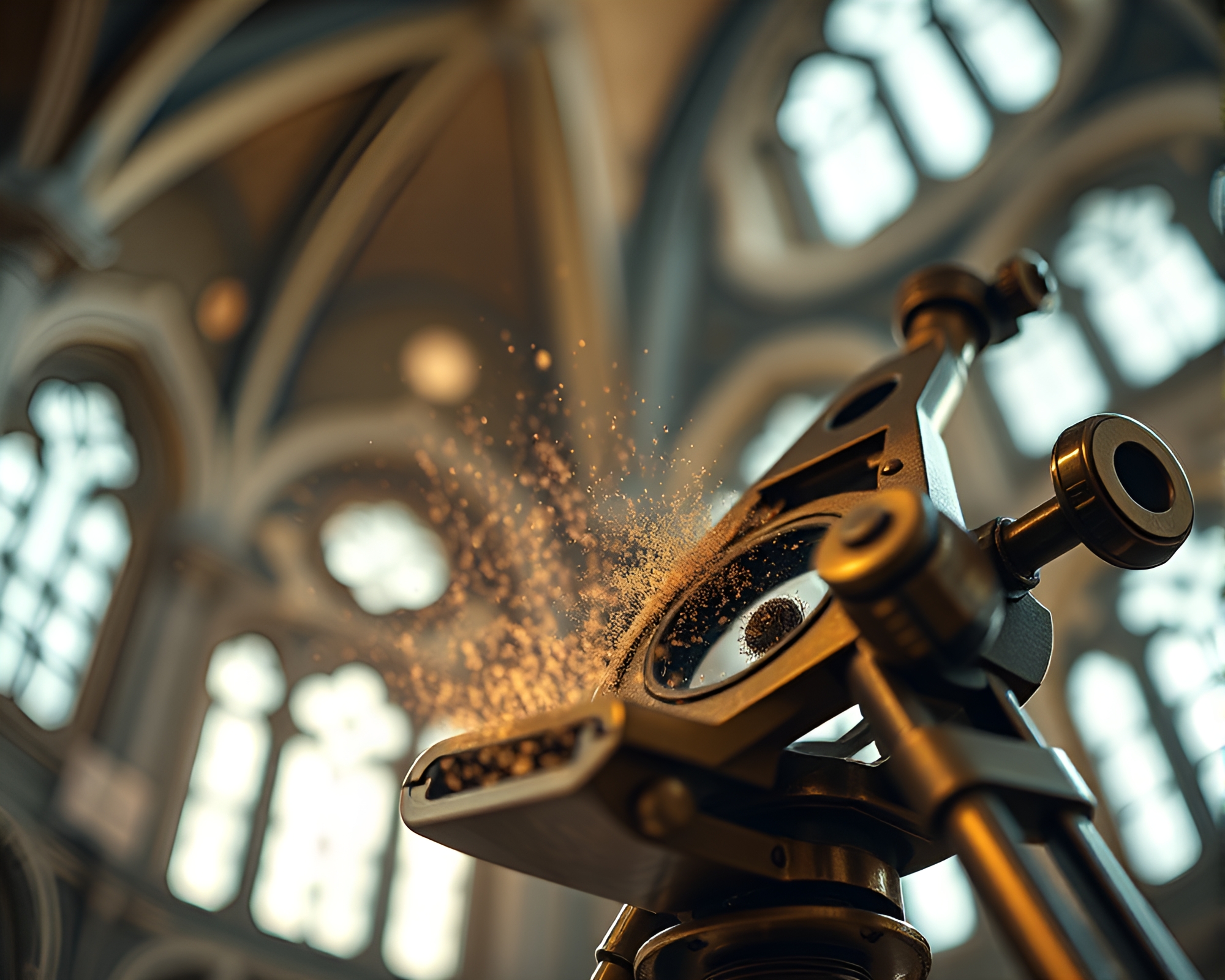 Antique Sextant Extreme Close-Up – free AI stock image
