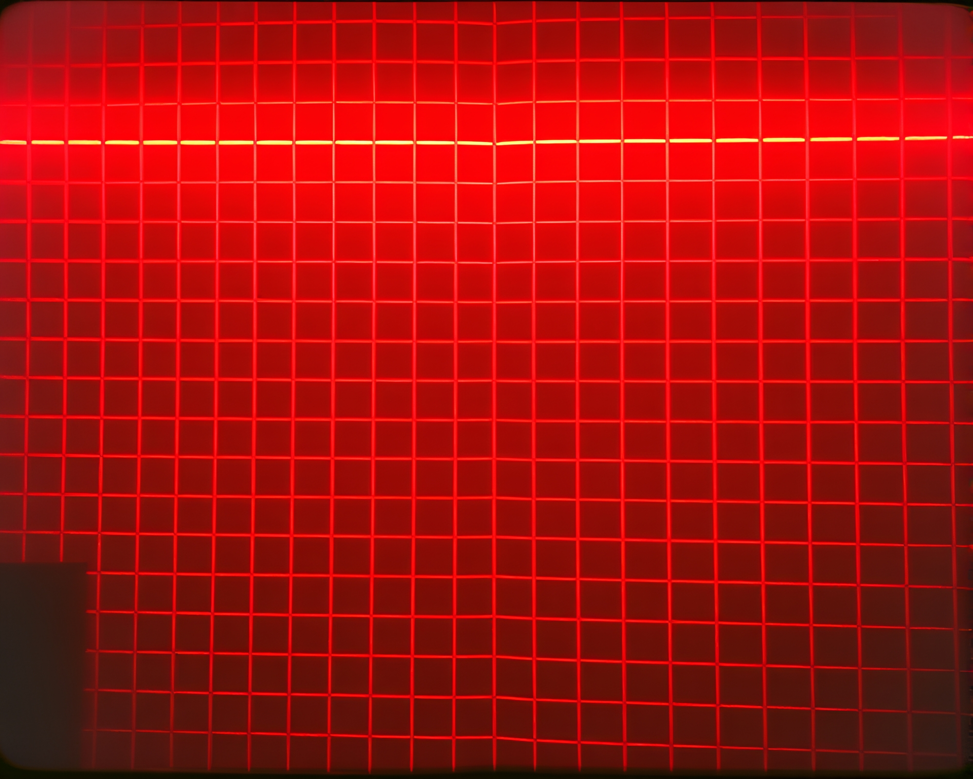 Retro Wave Grid with Grain Overlay and Fluorescent Lighting – free AI stock image