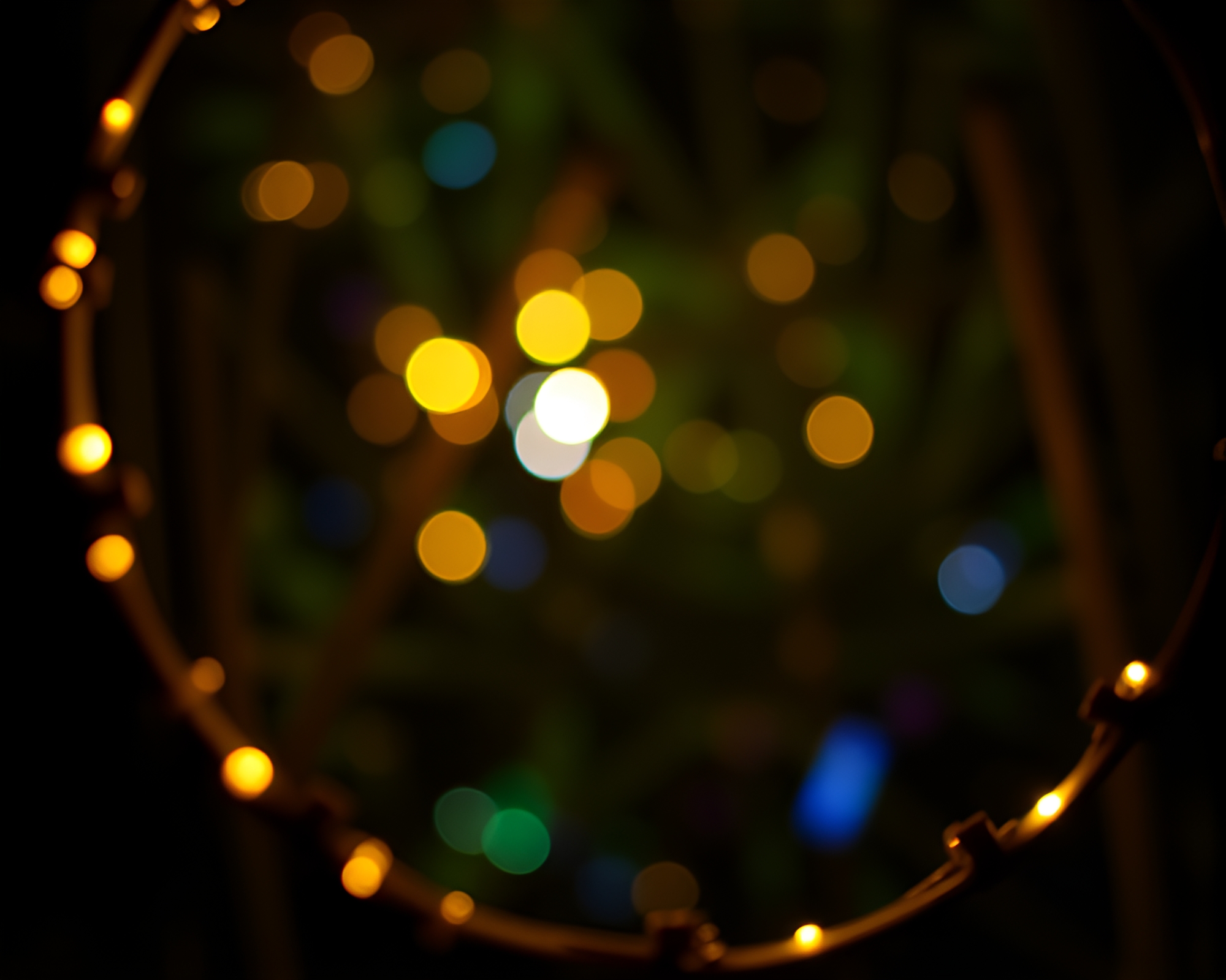Bamboo Flute Serenade in LED Kaleidoscope Light – free AI stock image