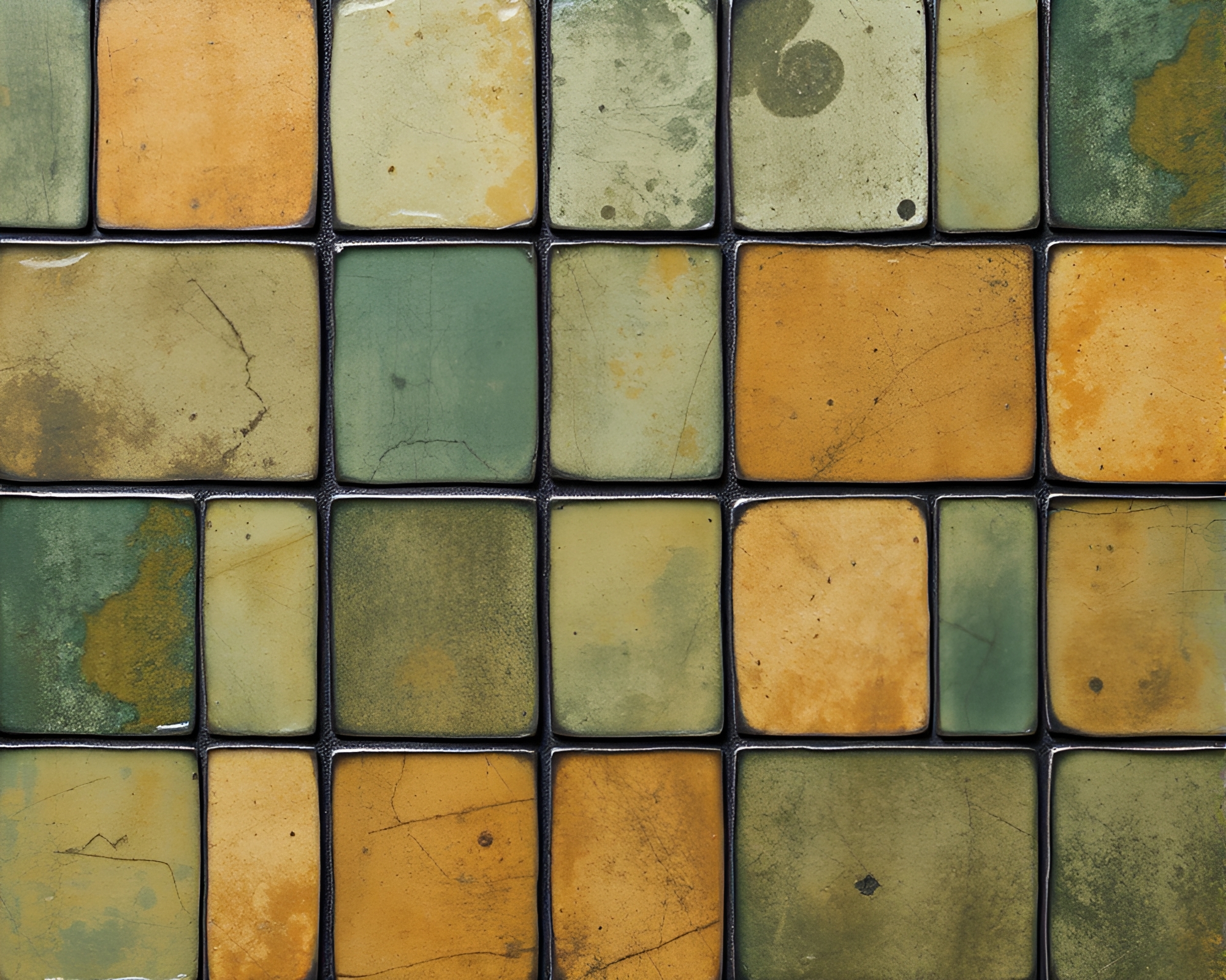 Intricate Basilisk Tiled Mosaic Art – free AI stock image