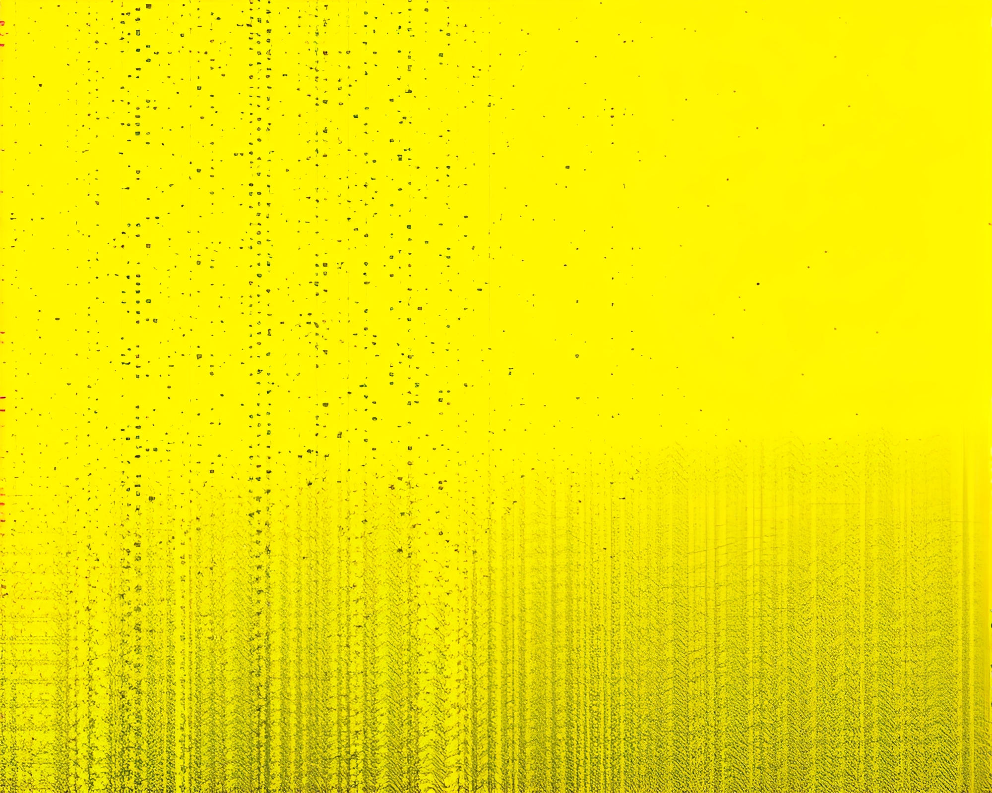 Abstract Digital Glitch Stippling in Monochrome Yellow – free AI stock image