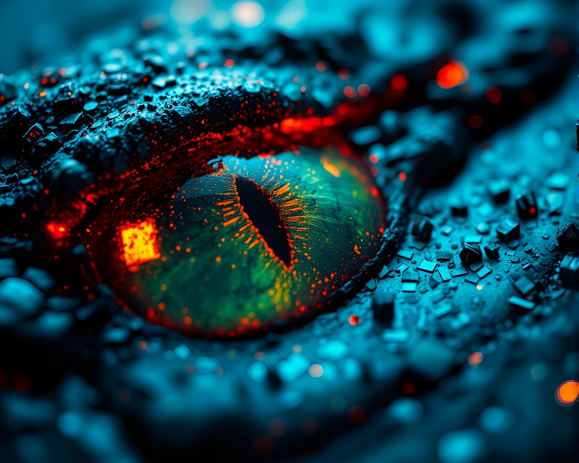 Mystical Leviathan Under Indigo Skies – free AI stock image