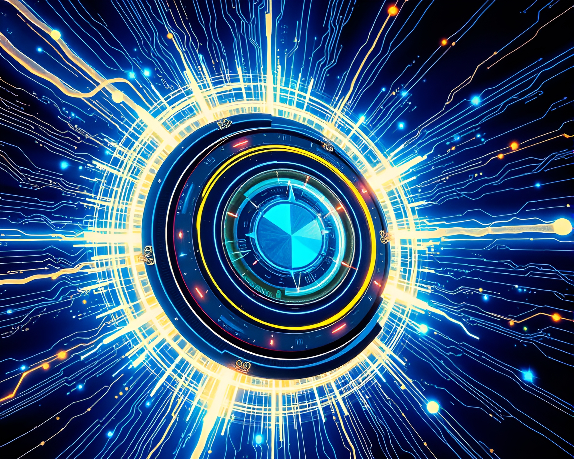 Sapphire Blueprint of Zero-Point Energy Reactor – free AI stock image