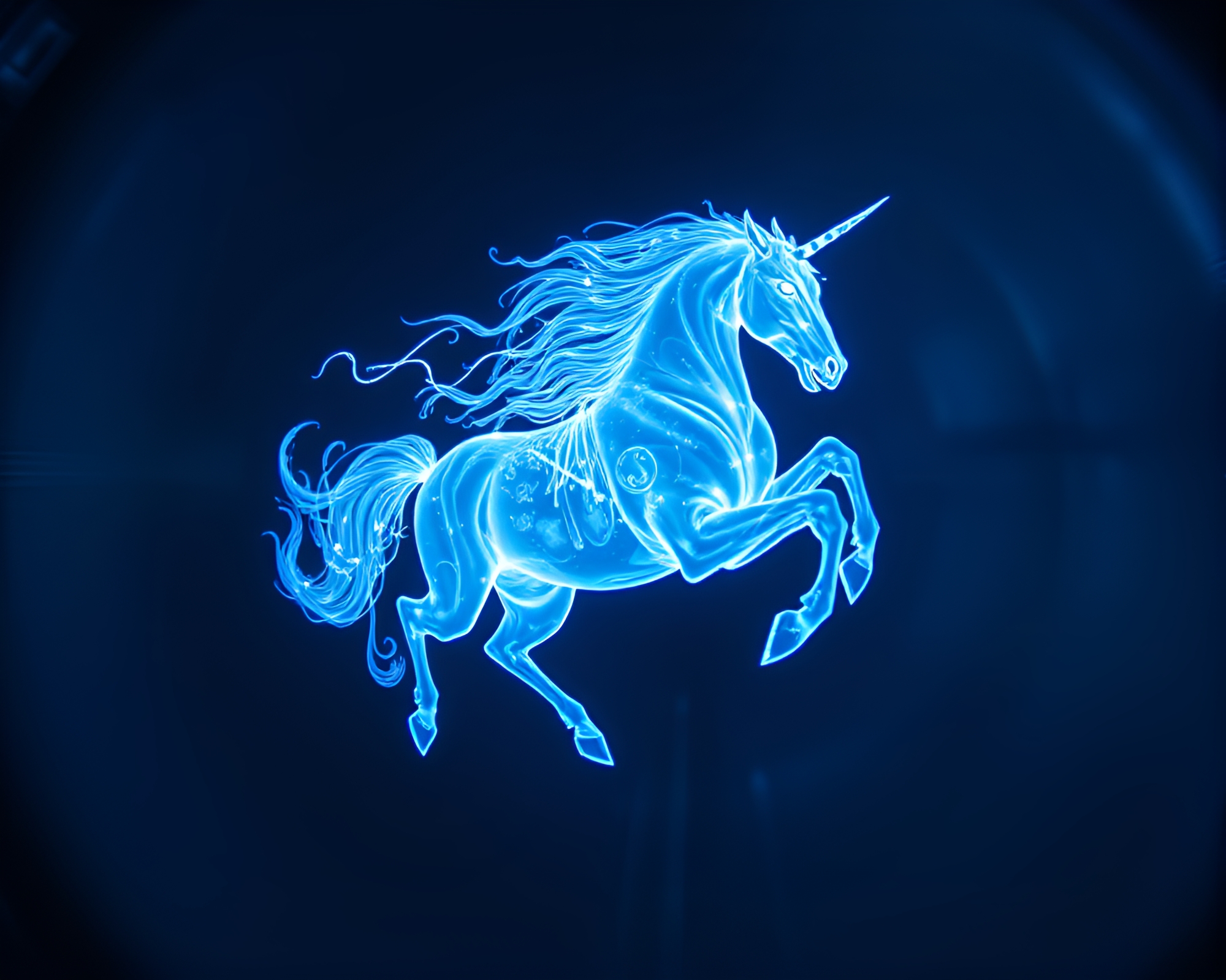 Arctic Centaur in Kinetic Fisheye Art – free AI stock image