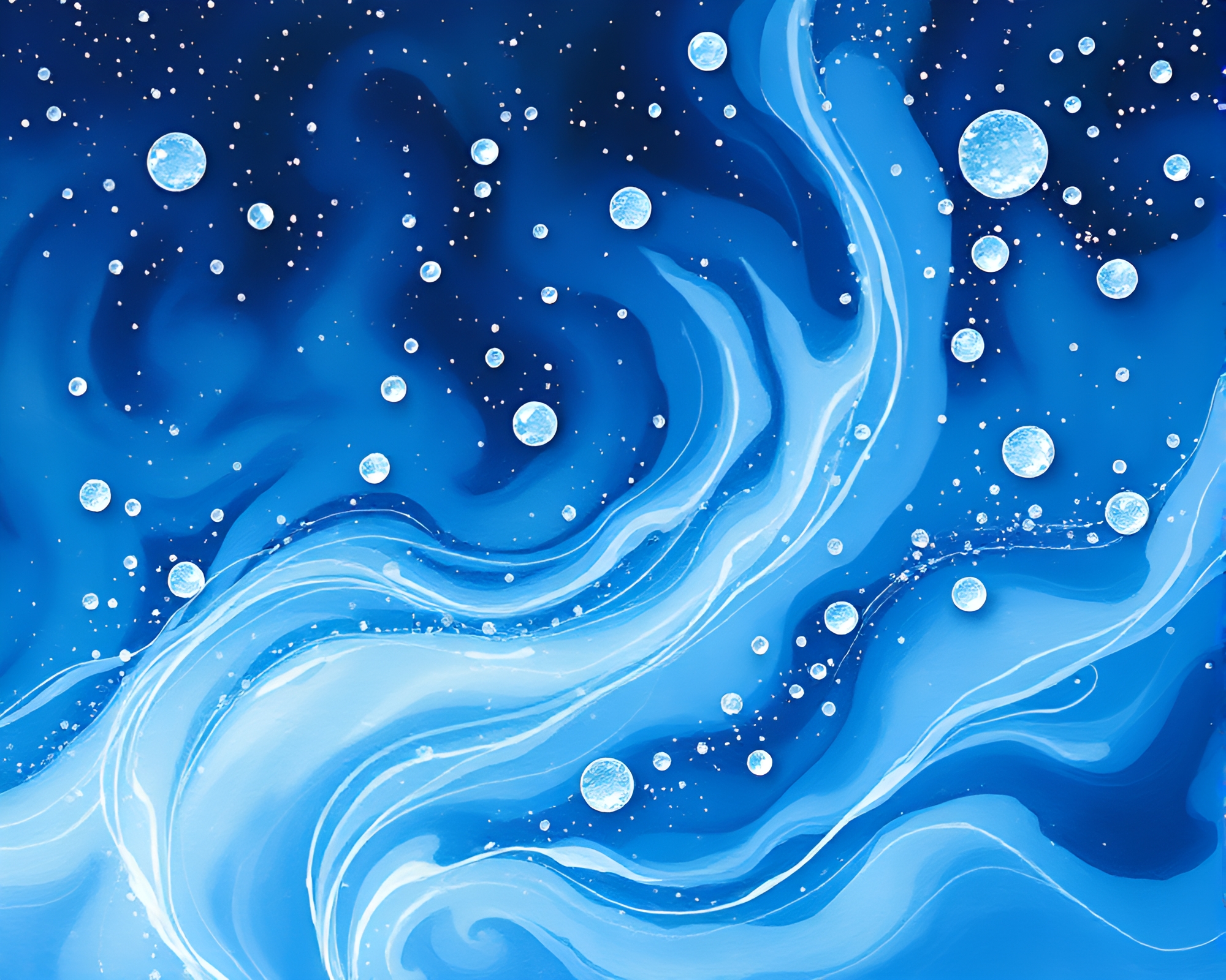 Enchanting Dew Drops: Milky Way Crystals – free AI stock image
