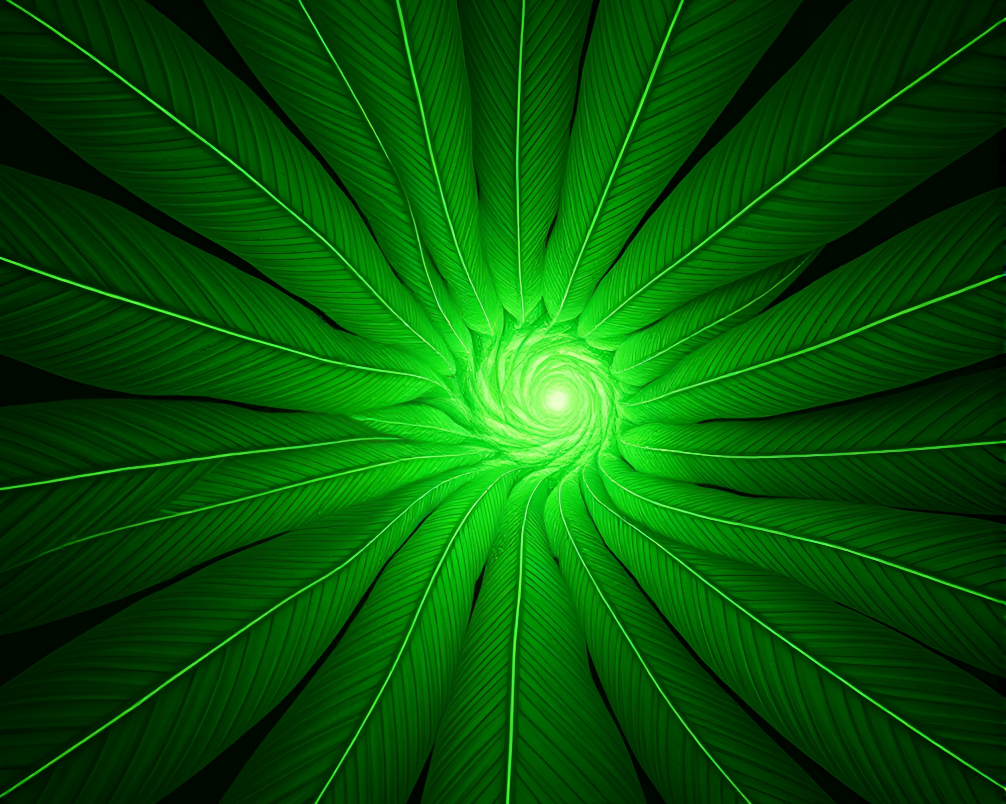 Wormhole Generator Amidst Forest Veins Pop Art – free AI stock image