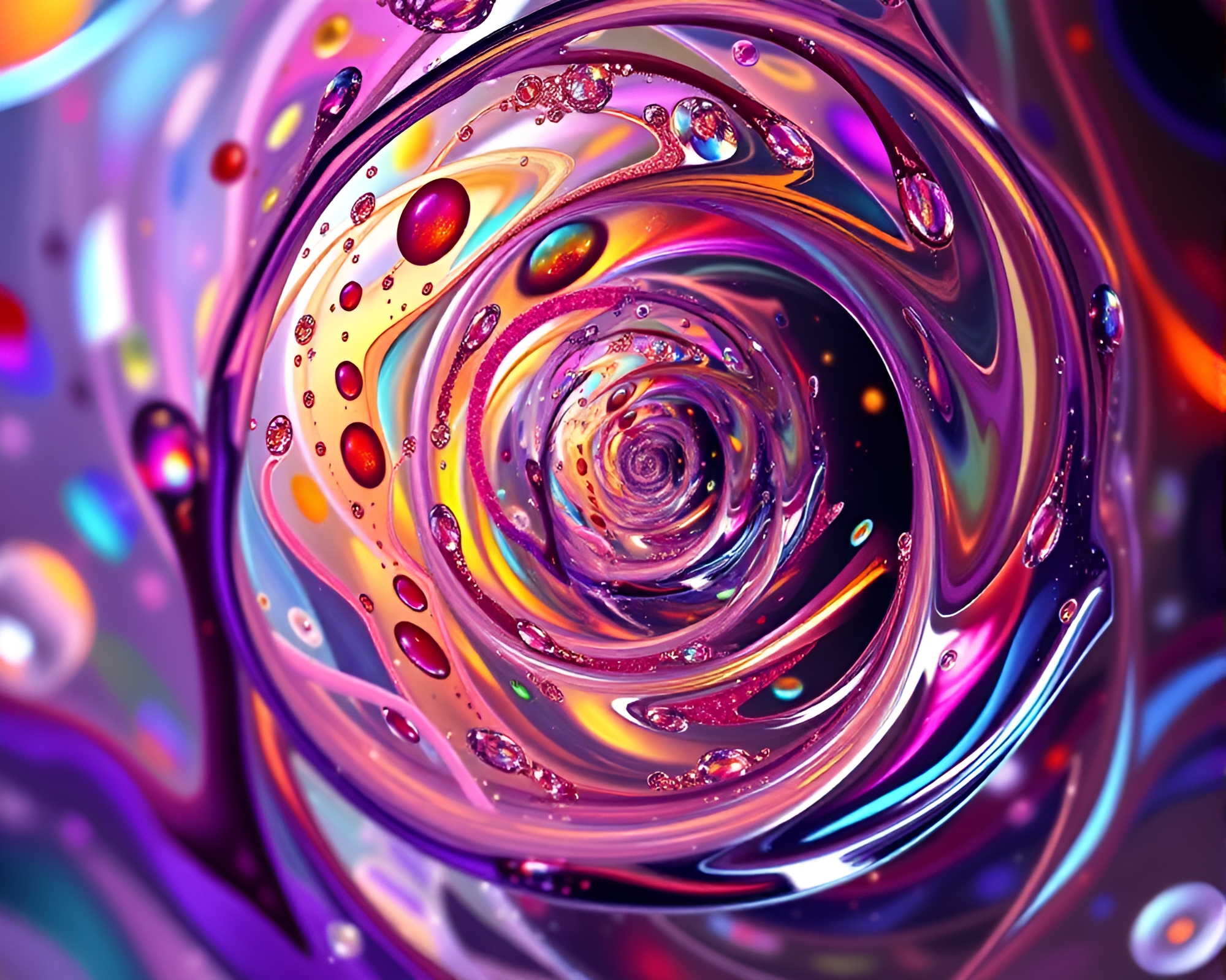 Surreal Murano Glass Data Visualization Artwork – free AI stock image