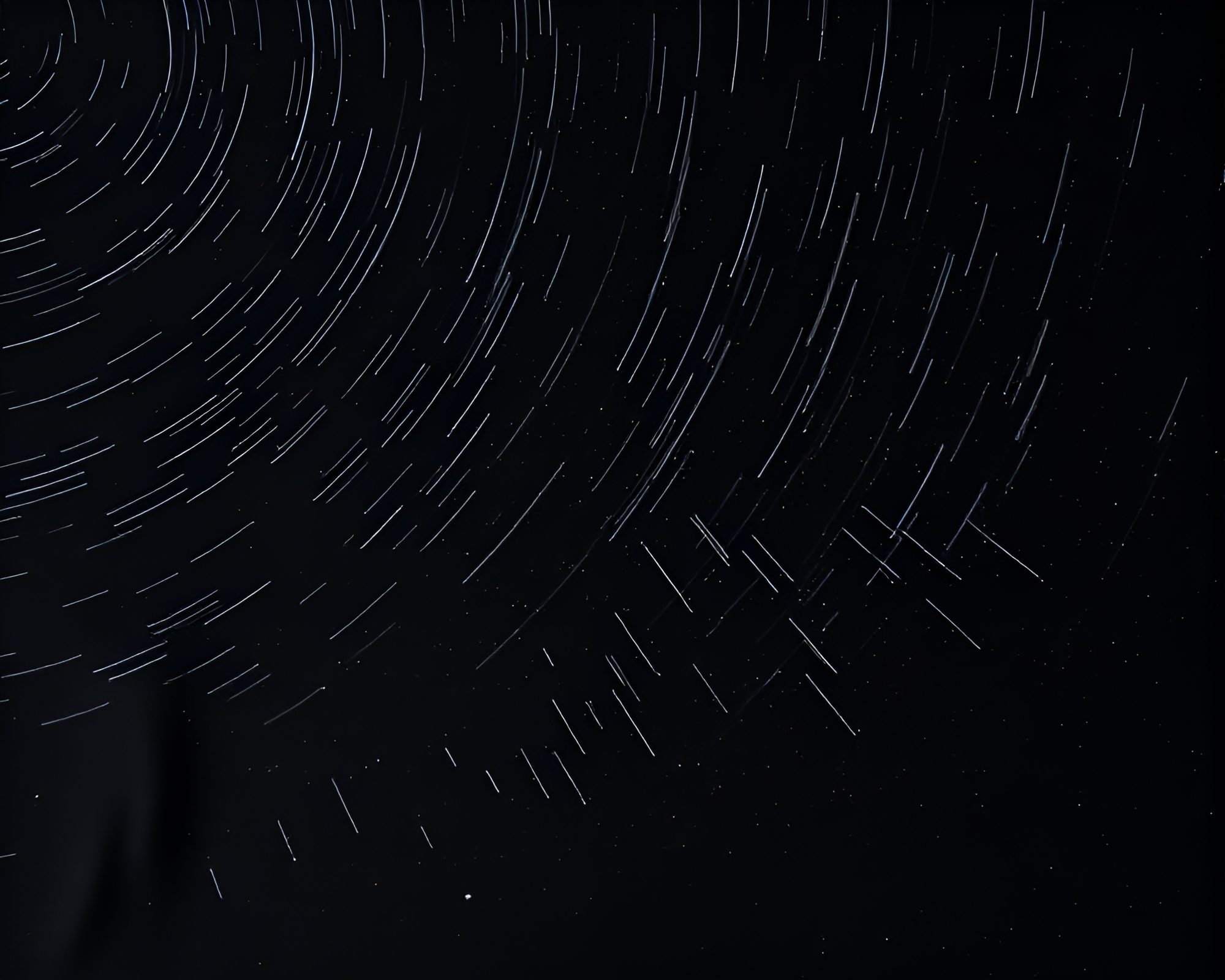 Ethereal Star Trails in Cosmic Horror Cloth Simulation – free AI stock image