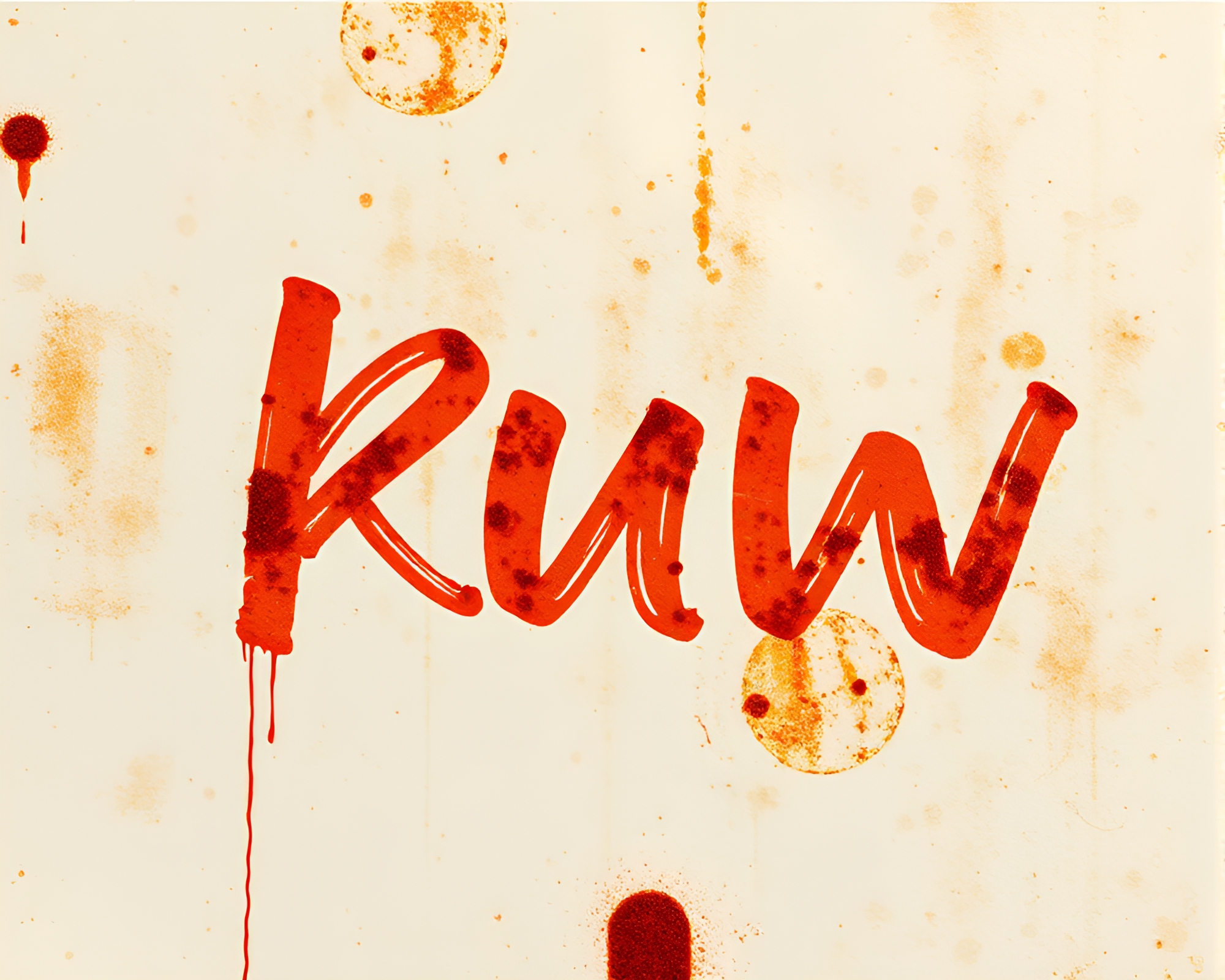AI-Enhanced Surreal Letter in Rust Stain Composition – free AI stock image