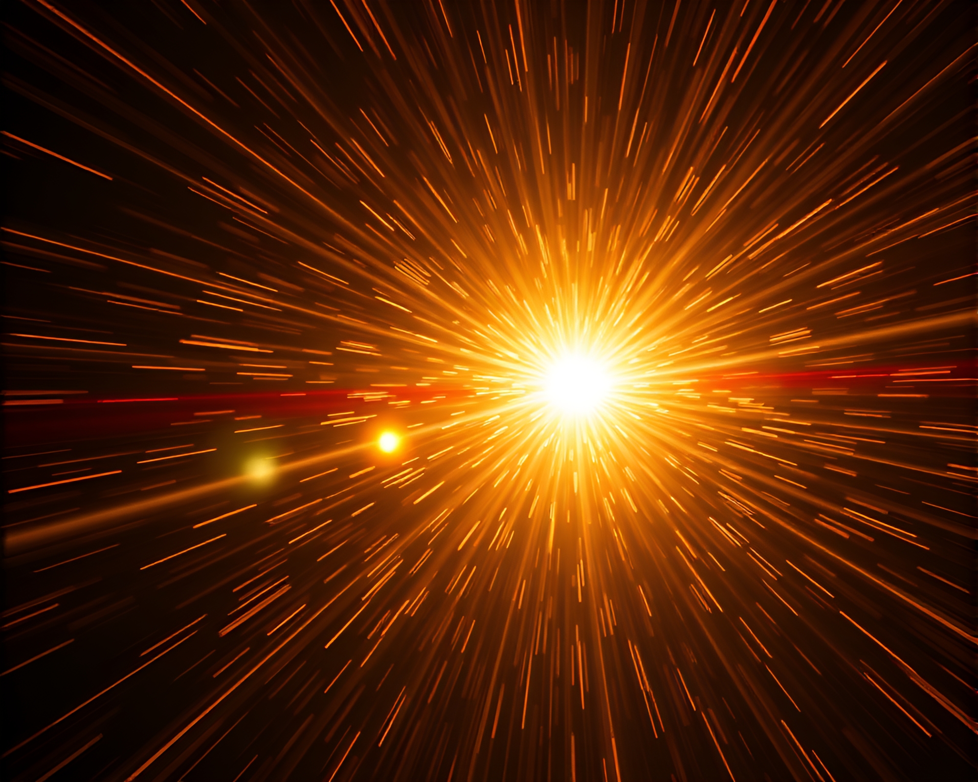 Ethereal Time Vortex Illuminated by Golden Hour Flare – free AI stock image