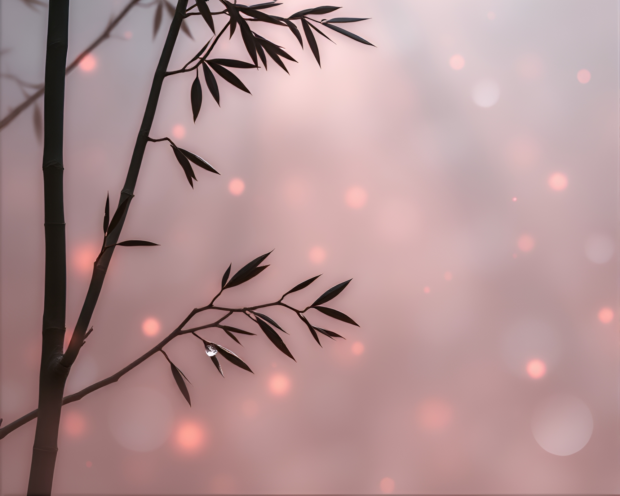 Bamboo Flute Melody: Fluid Dreamy Paper Tear Composition – free AI stock image