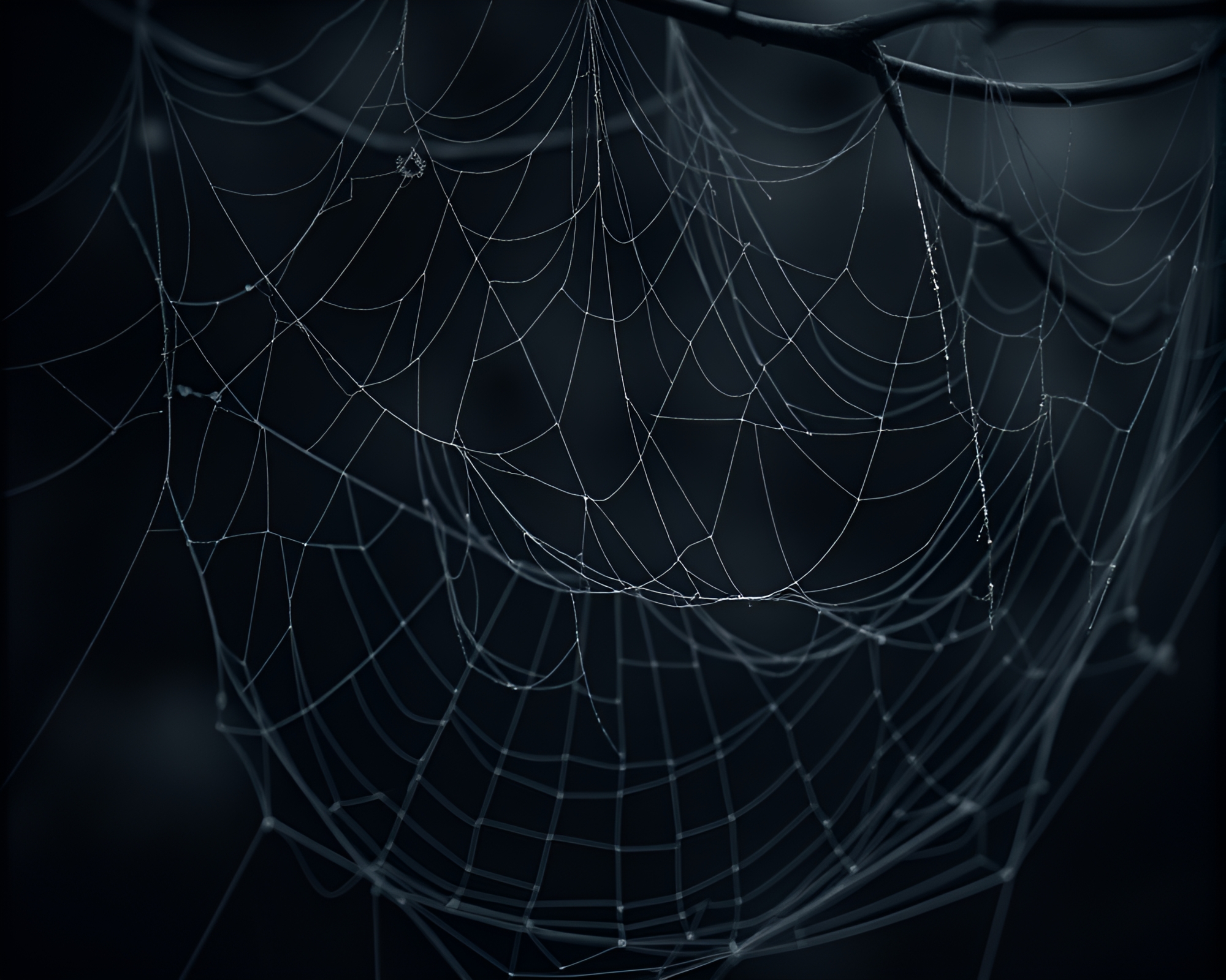 Ethereal Fruit Tart Amidst Cobweb Strands – free AI stock image