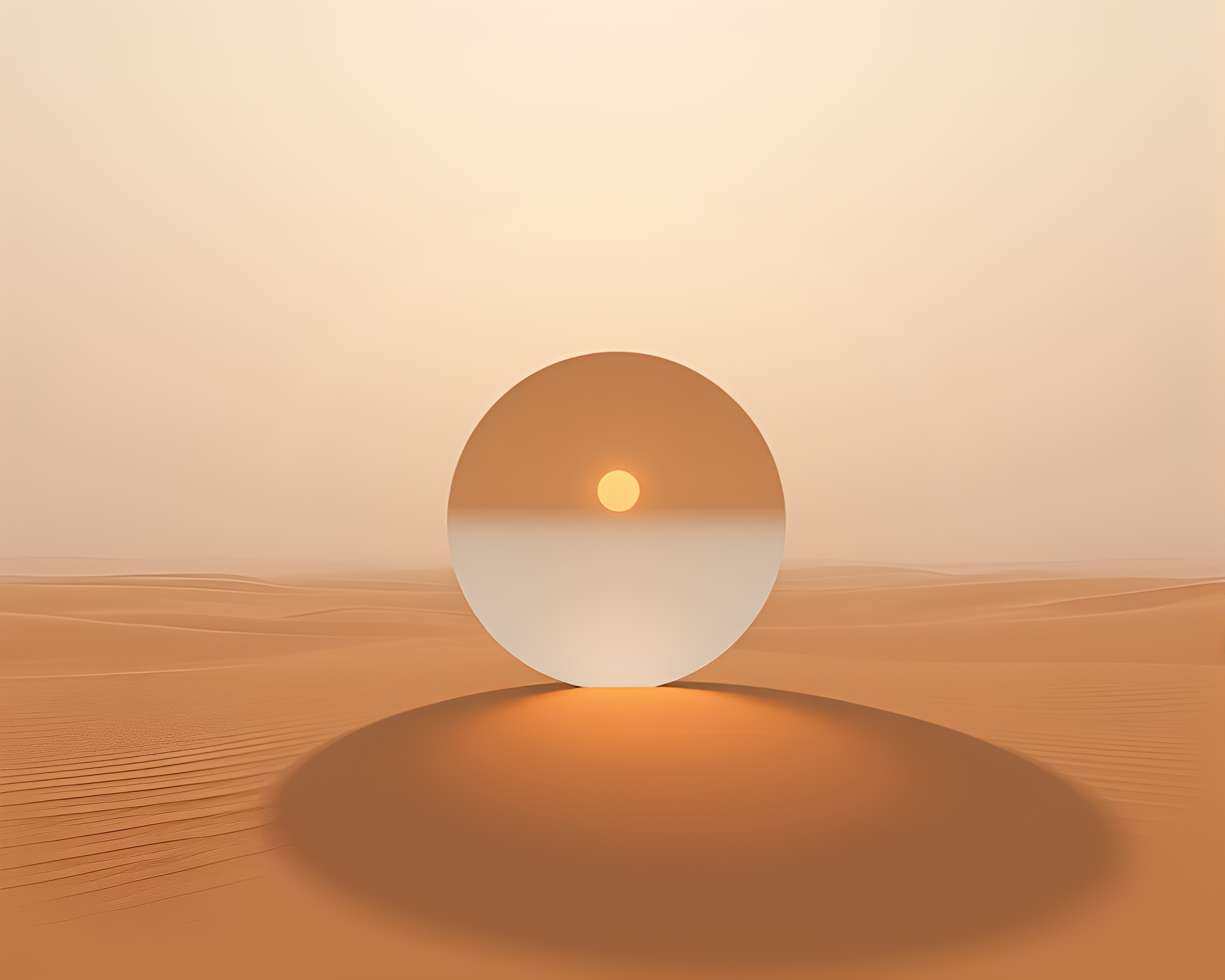 Desert Mirage: Prism Refraction Procedural Art – free AI stock image
