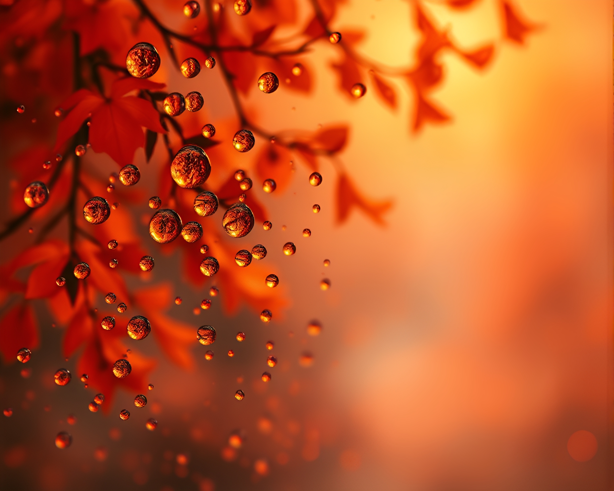 Trumpet Symphony in Burnt Orange – free AI stock image